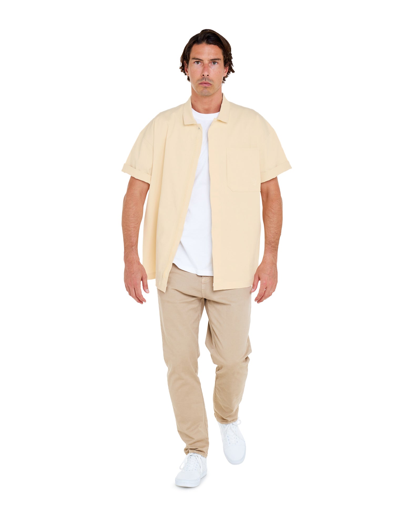 chemise oversize dove PULLIN en coton