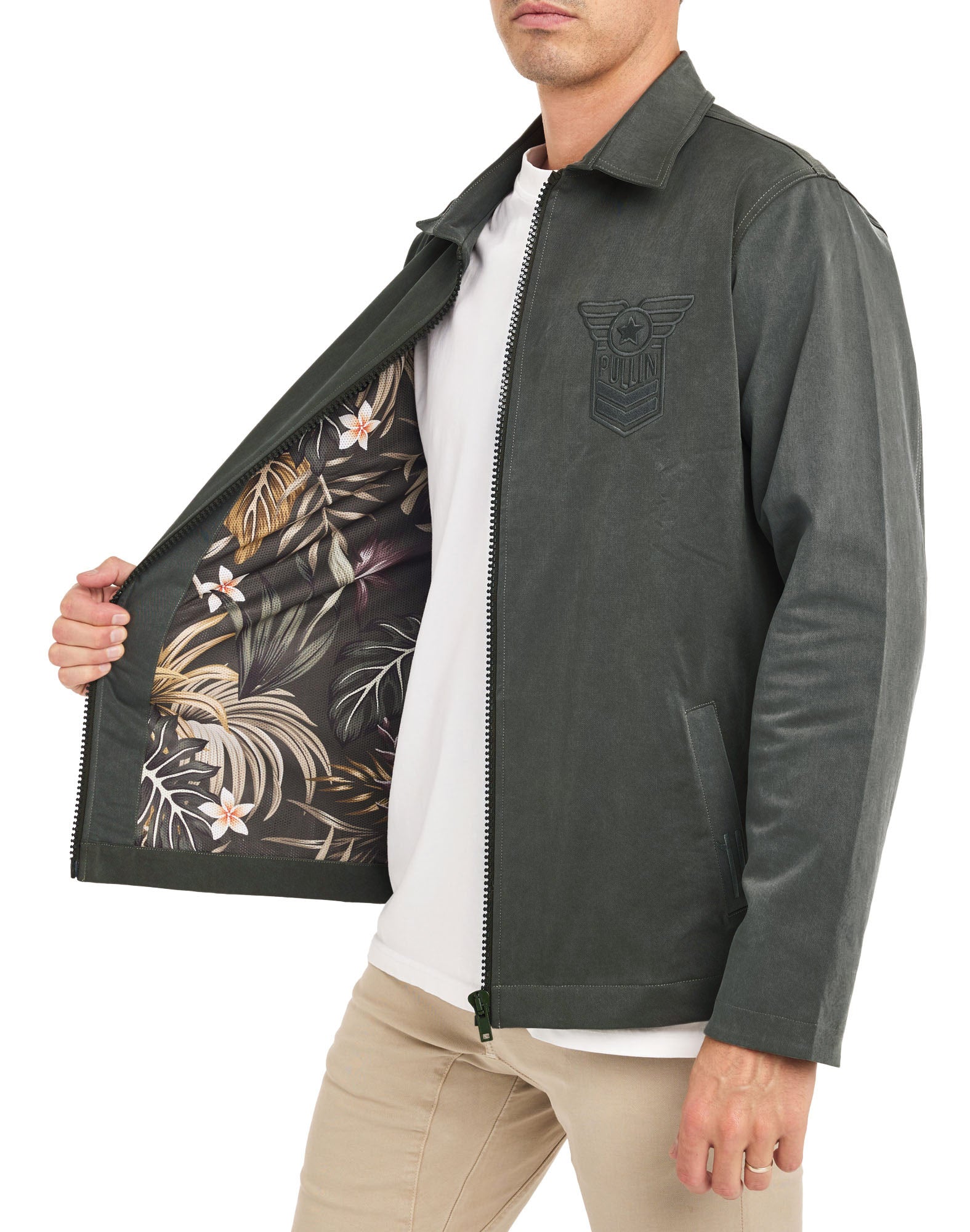 veste army PULLIN en coton