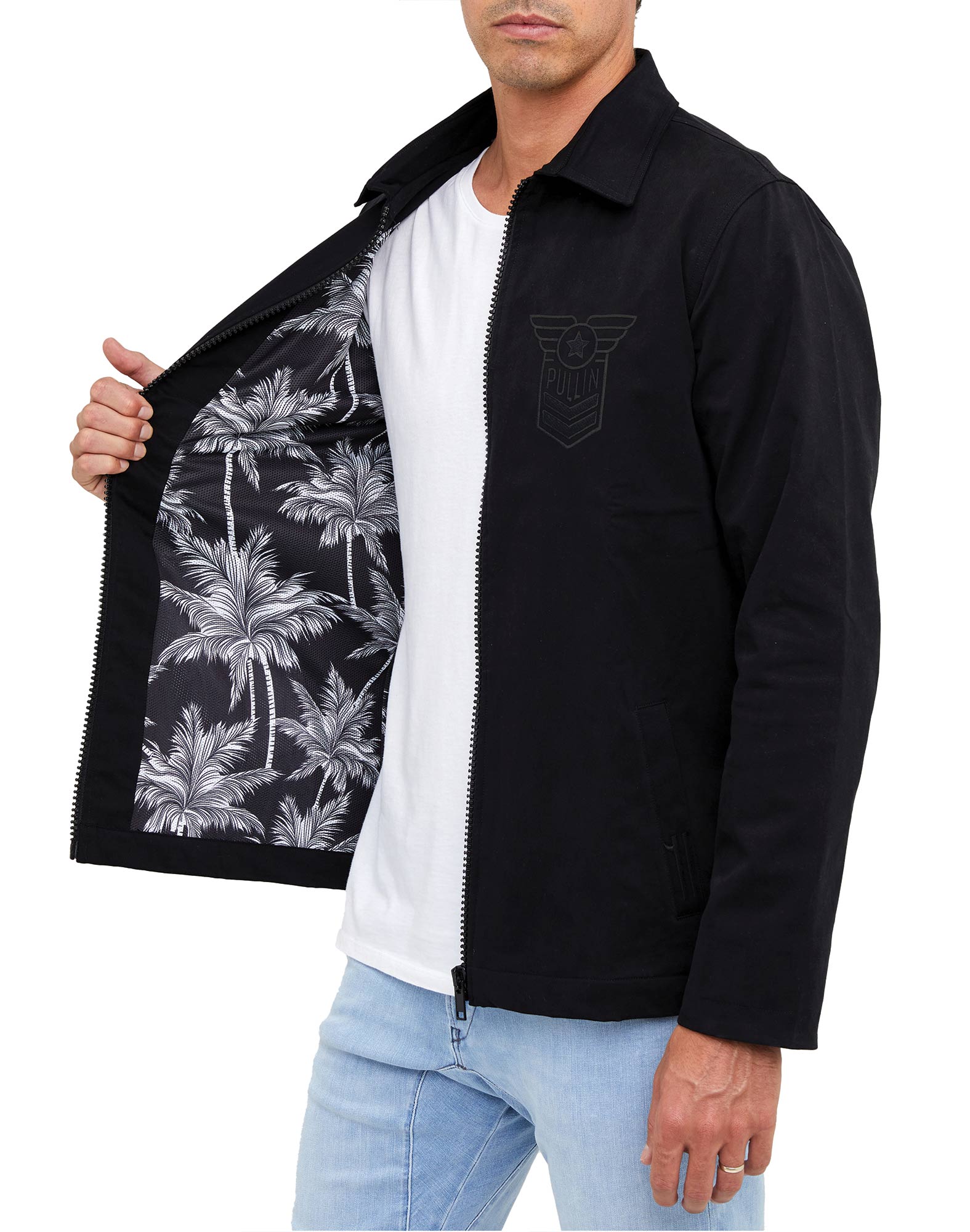 veste black PULLIN en coton