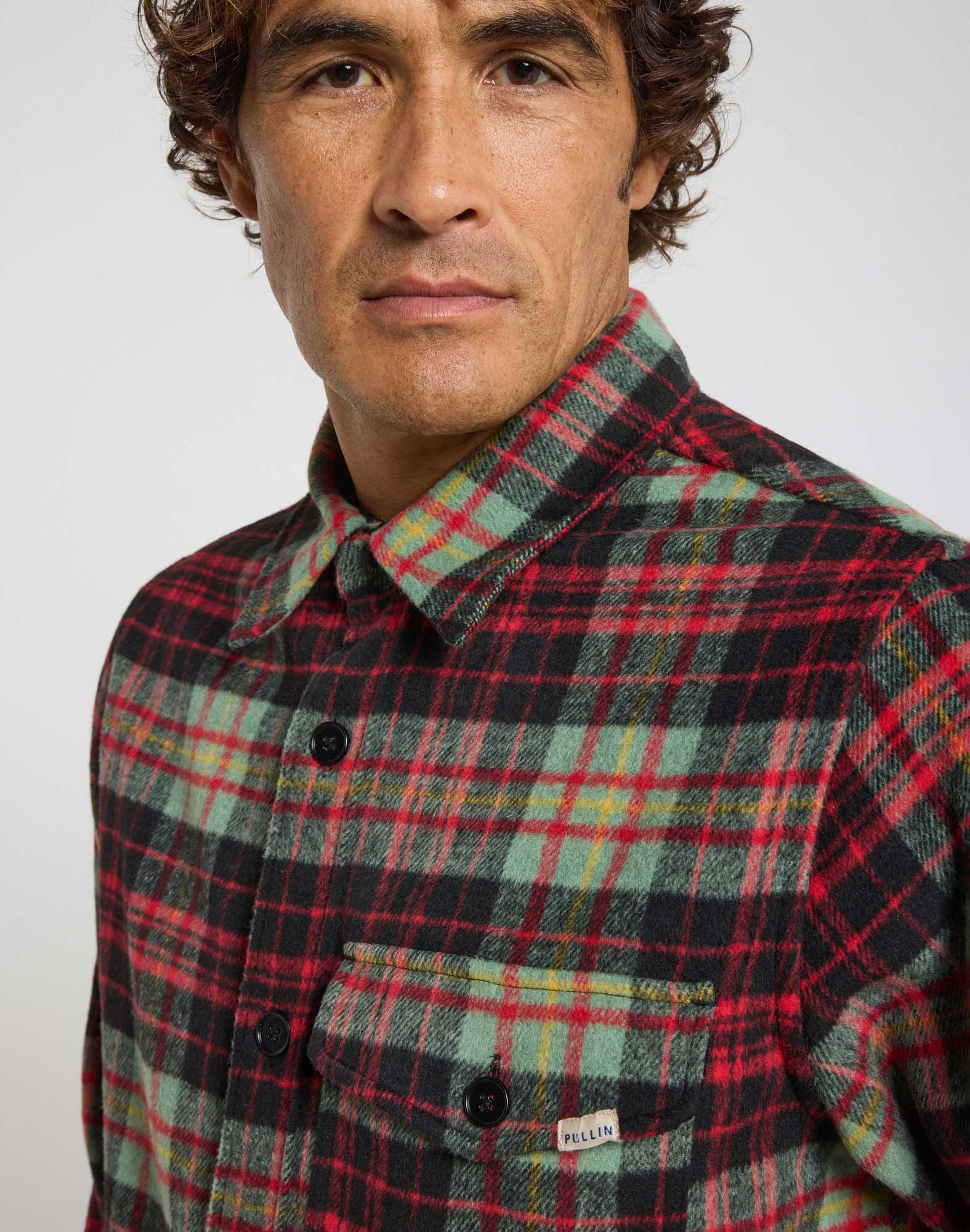 surchemise over darkred PULLIN en polyester