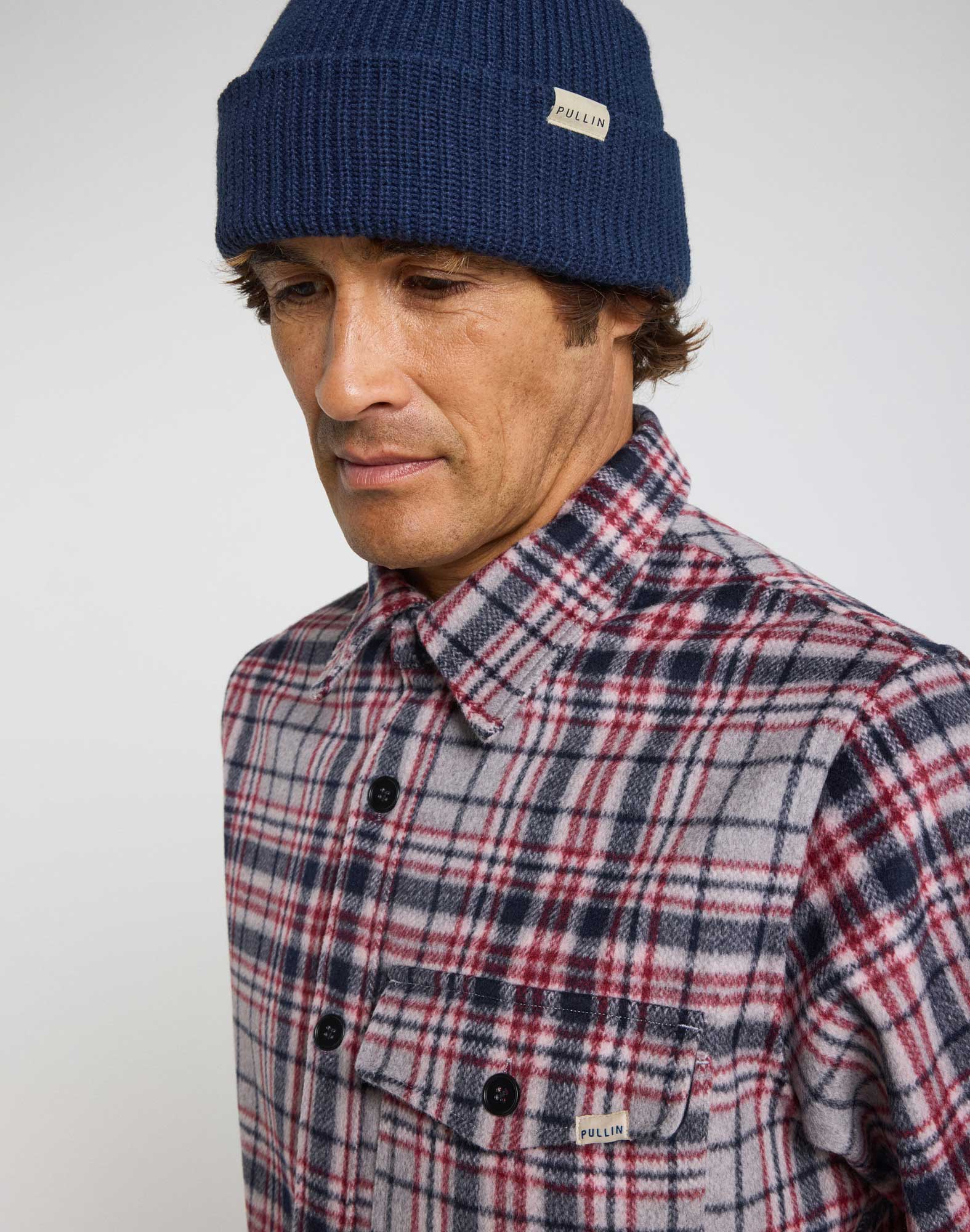 surchemise over lightred PULLIN en wool