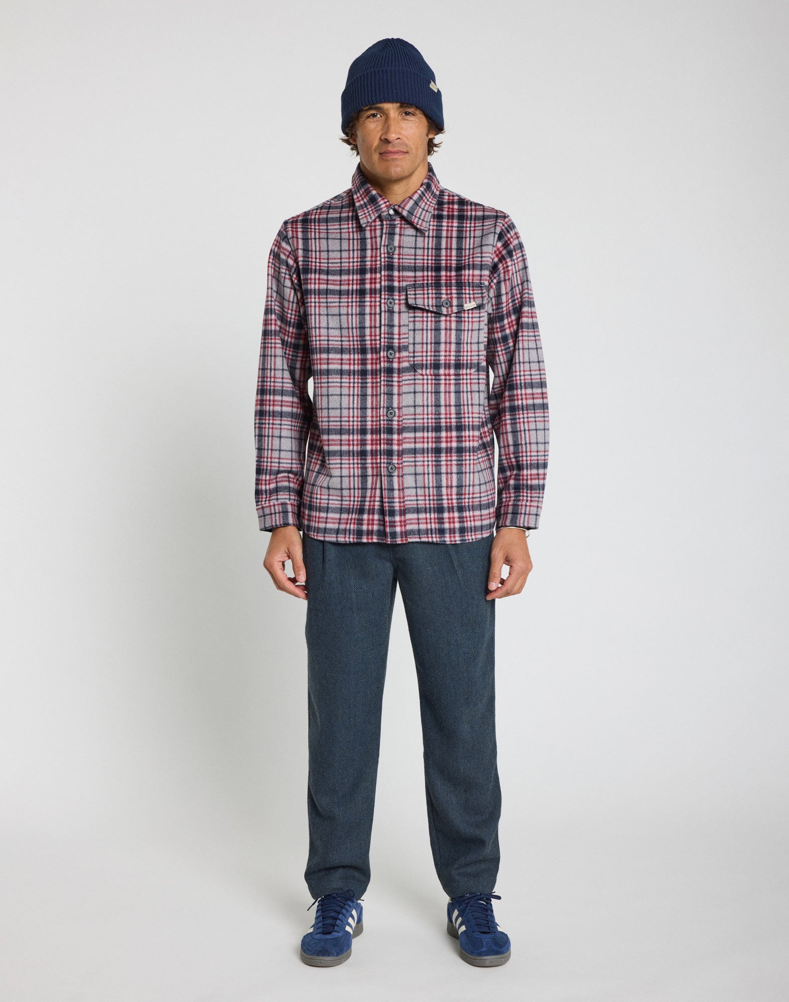 pantalon homme ozzy pant dknavy PULLIN en polyester