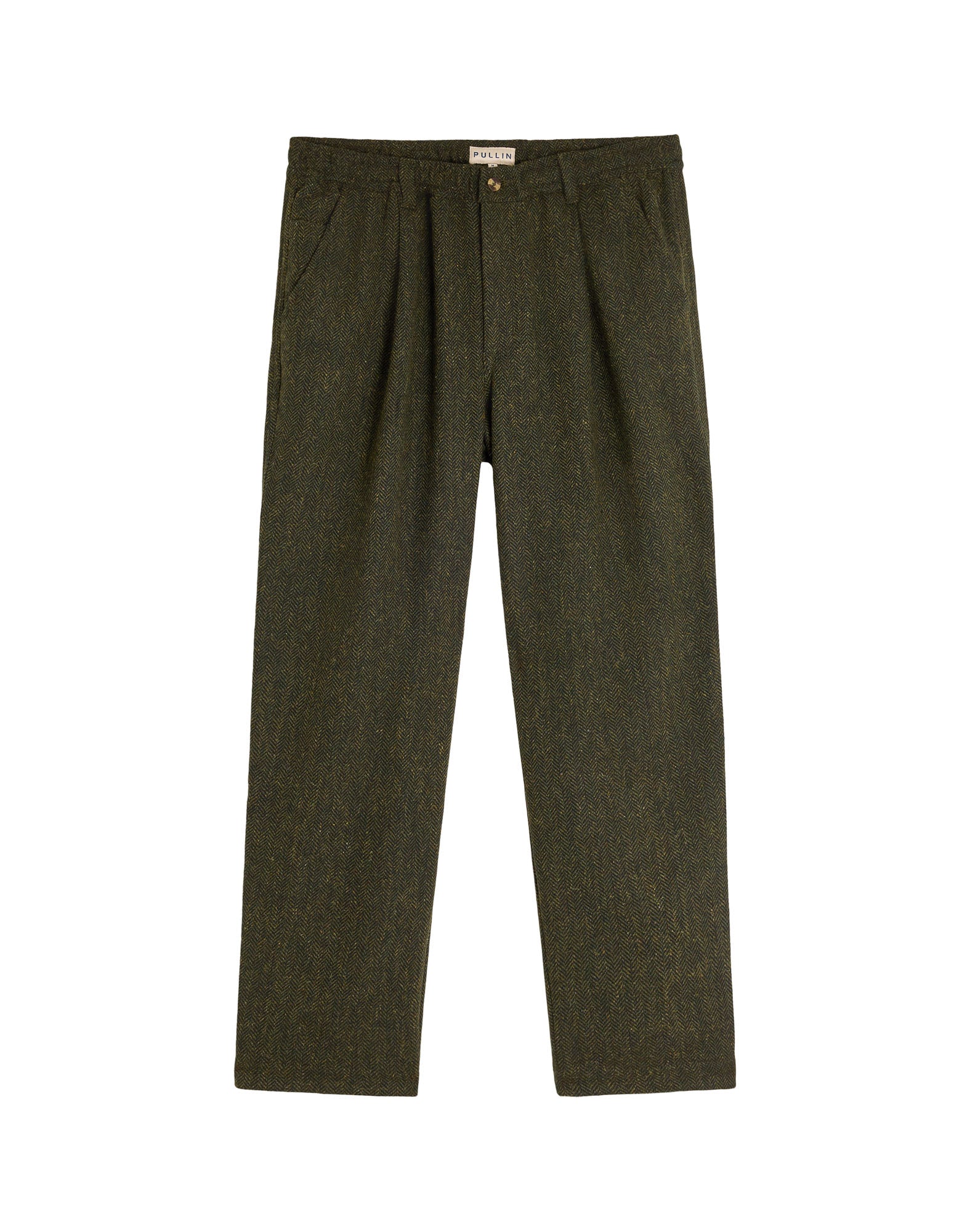 pantalon homme ozzy pant kaki PULLIN en polyester