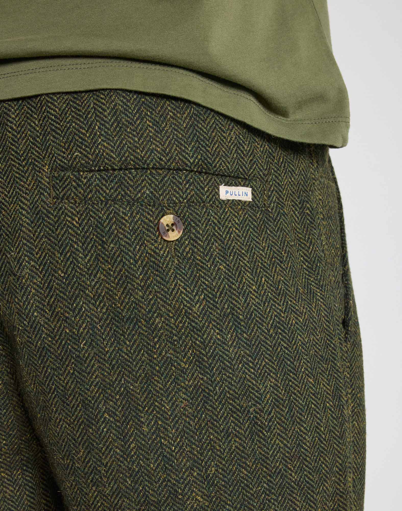 pantalon homme ozzy pant kaki PULLIN en polyester