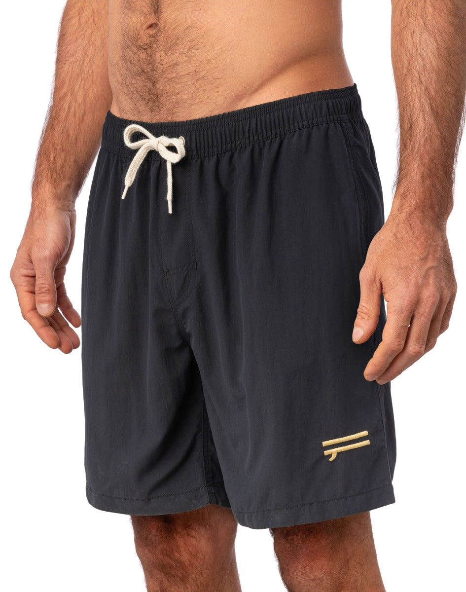 short de bain black PULLIN en polyamide