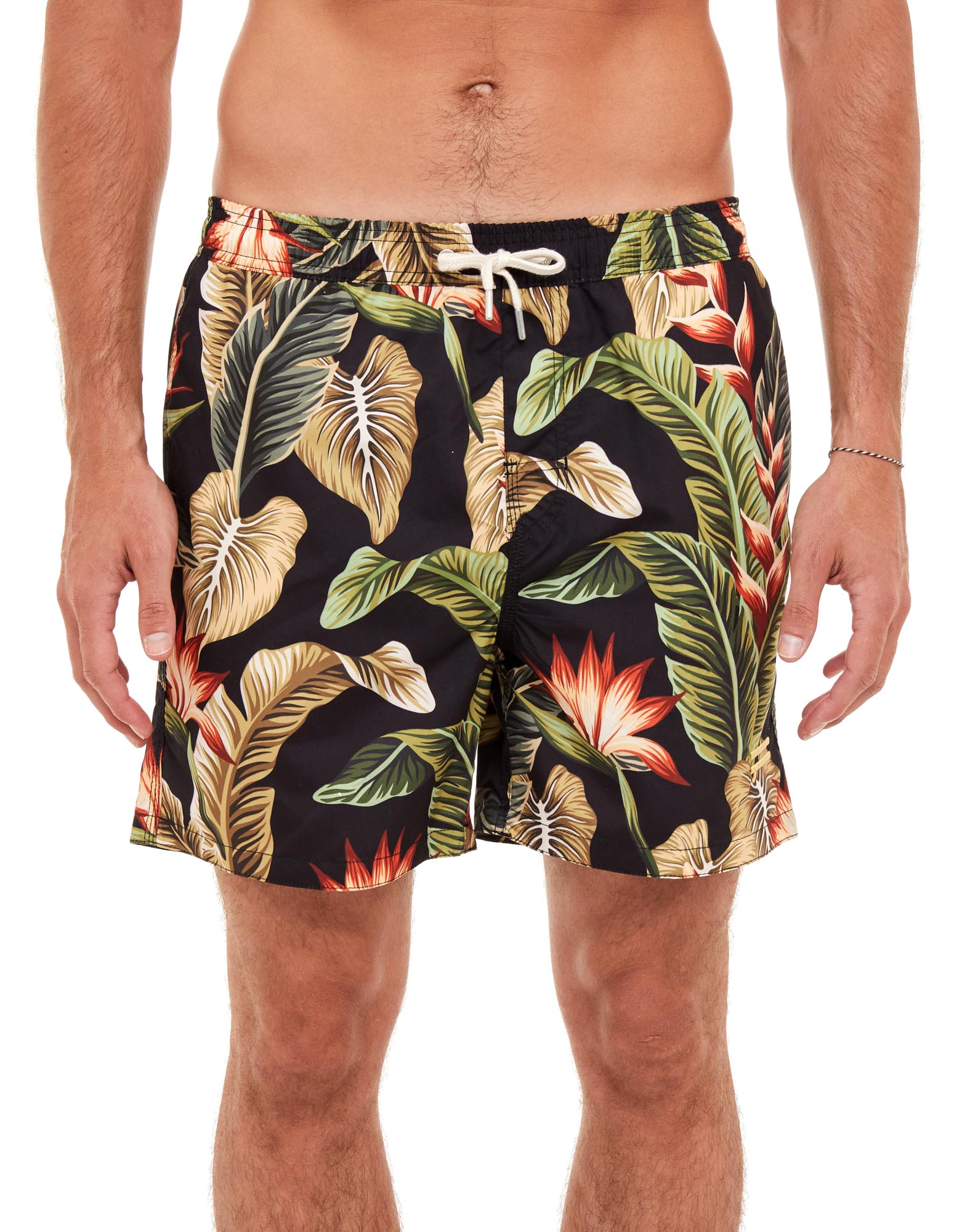 short de bain darkfloral PULLIN en polyester