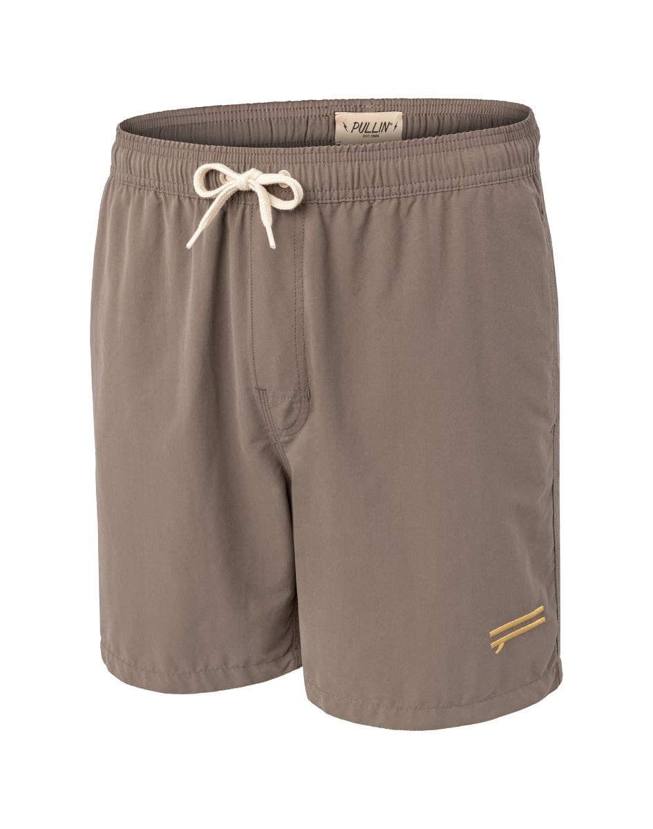 short de bain olive PULLIN en polyamide