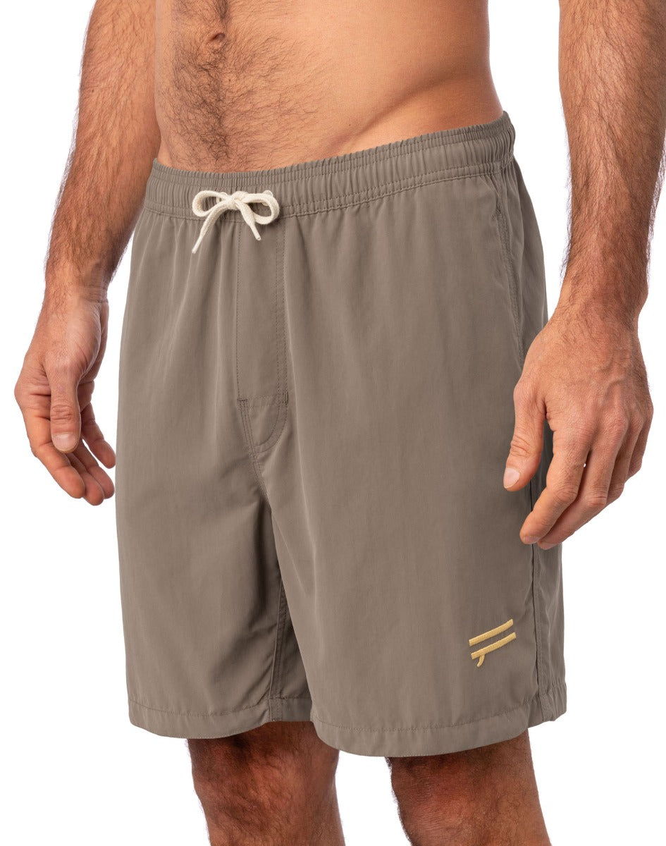 short de bain olive PULLIN en polyamide