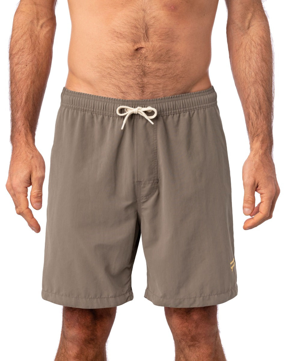 short de bain olive PULLIN en polyamide
