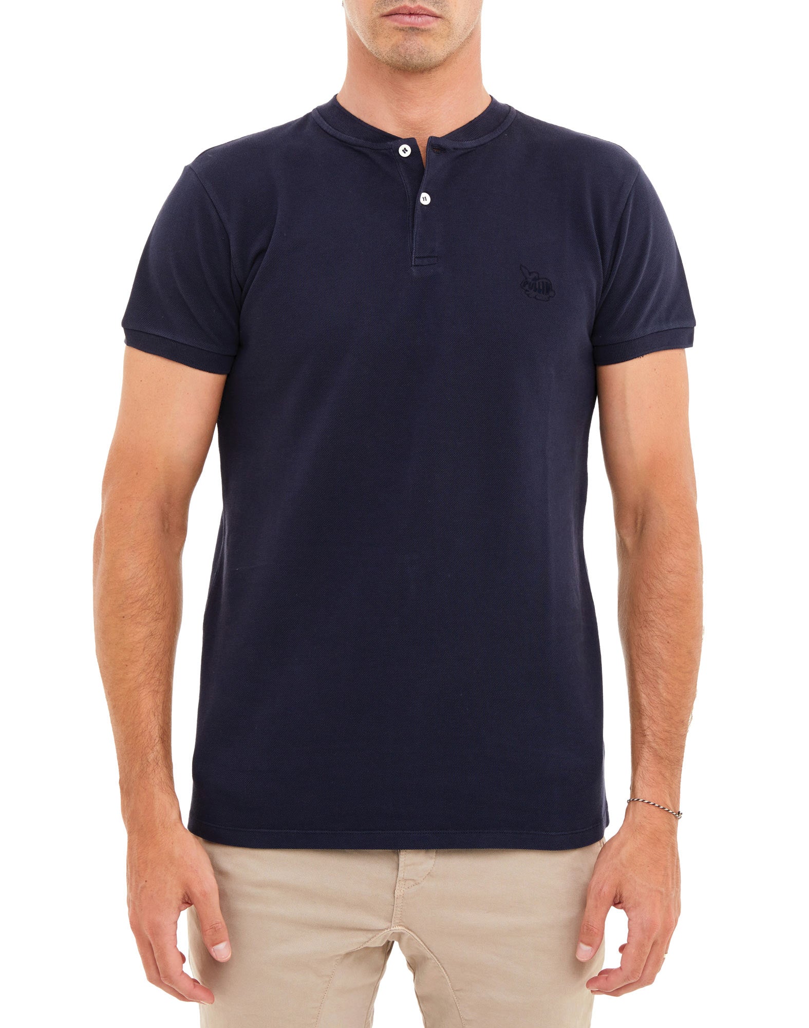 polo maonavy PULLIN en coton