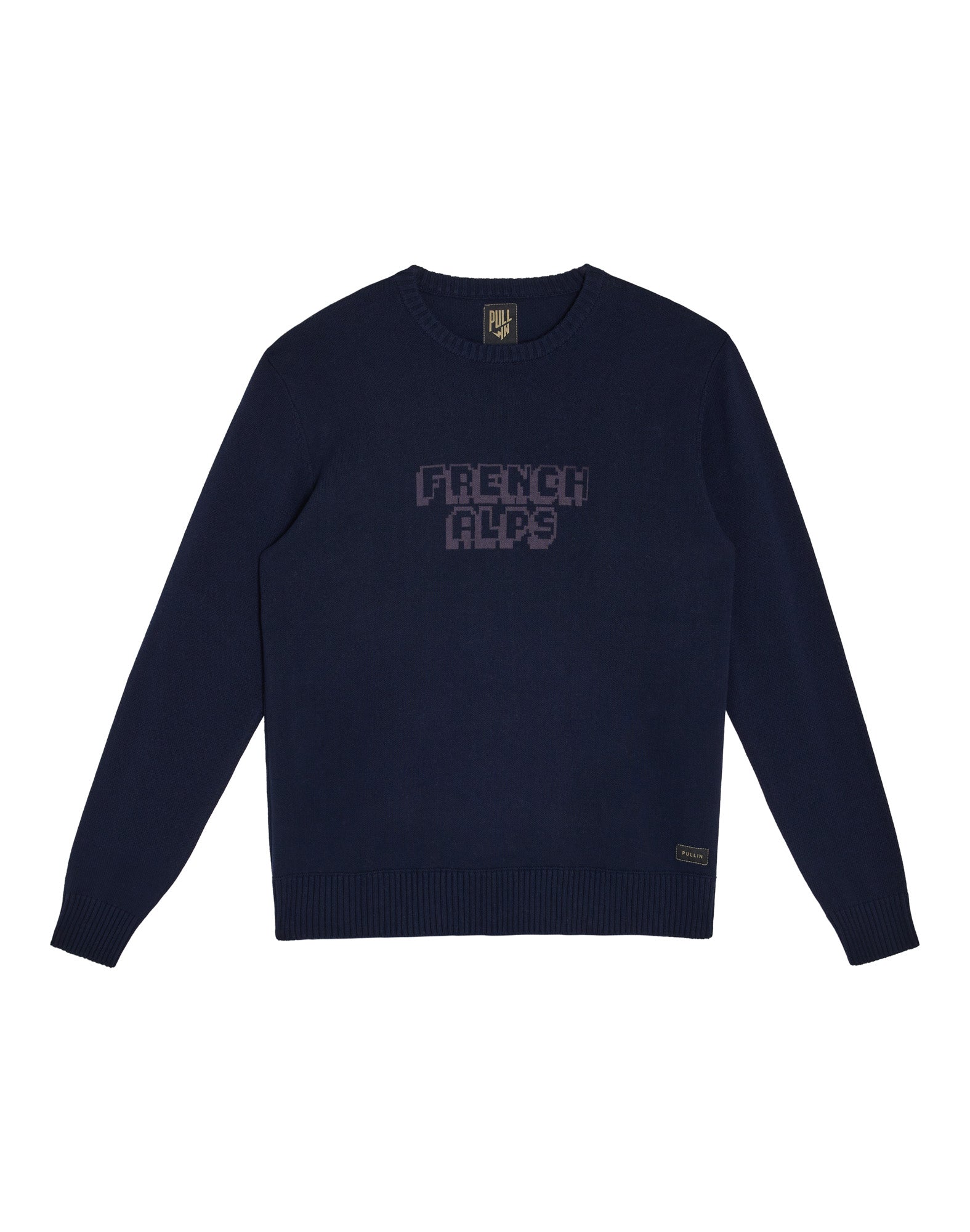 pull french alps blue PULLIN en coton