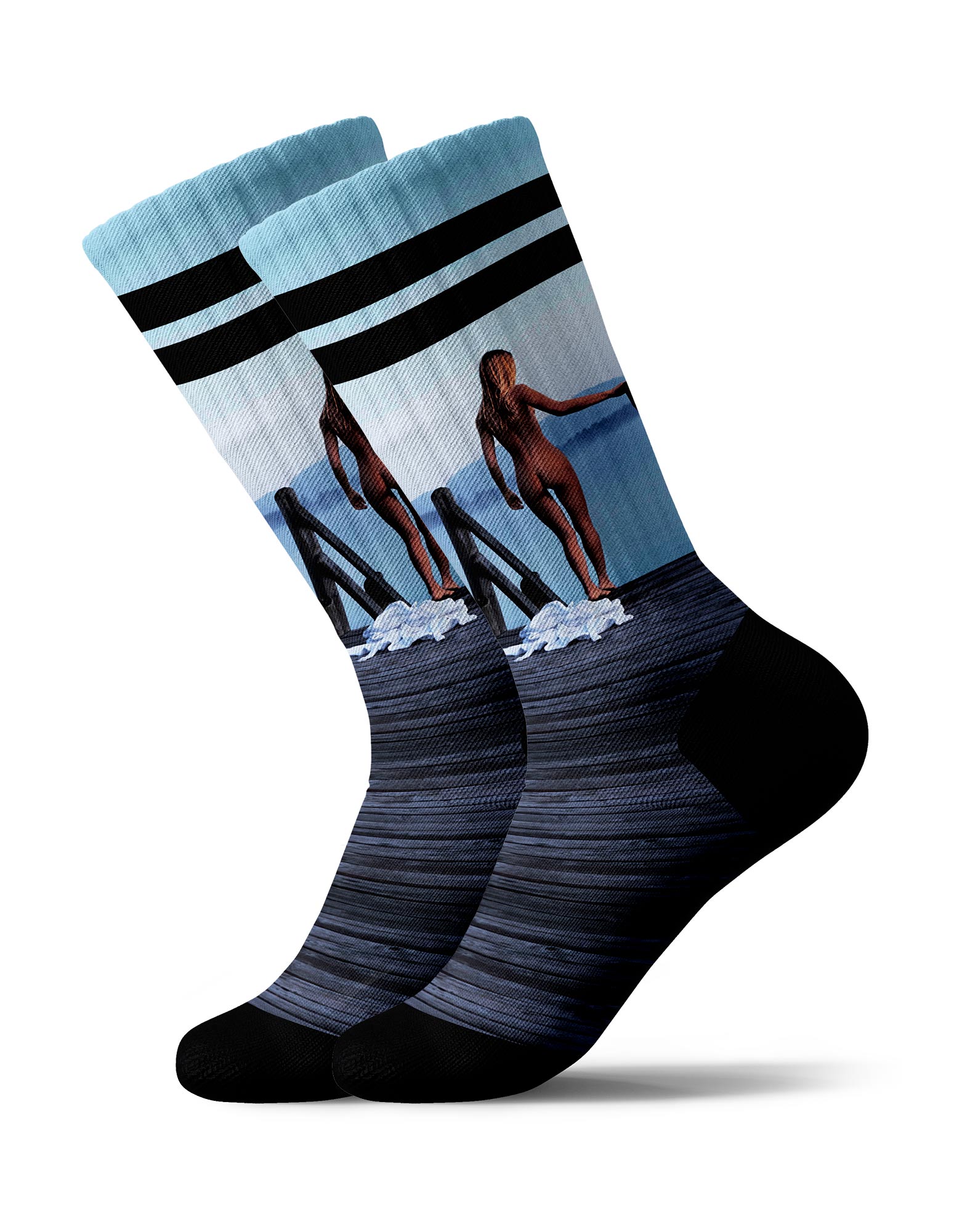 chaussettes sublimées baindeminuit PULLIN