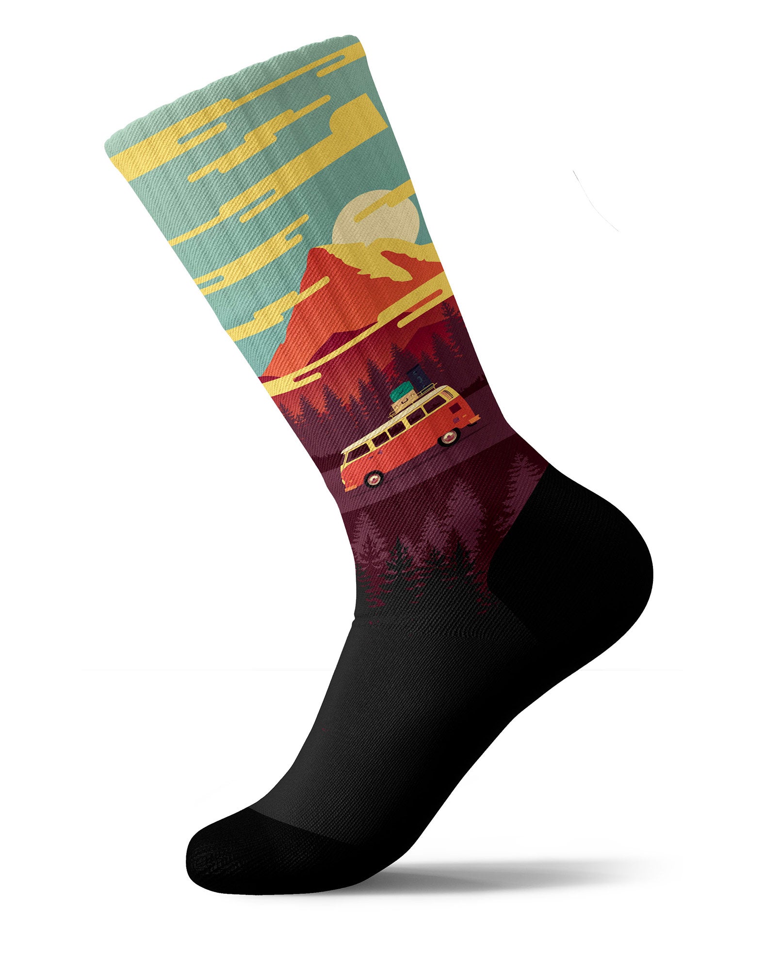 chaussettes sublimées goldenroad PULLIN