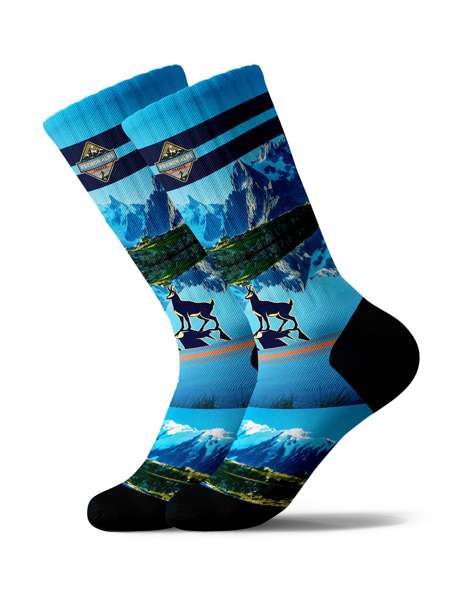 chaussettes sublimées longmtwhite PULLIN