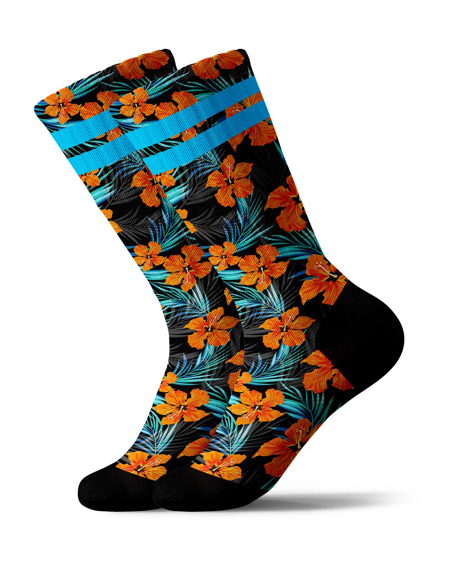 chaussettes sublimées orange PULLIN