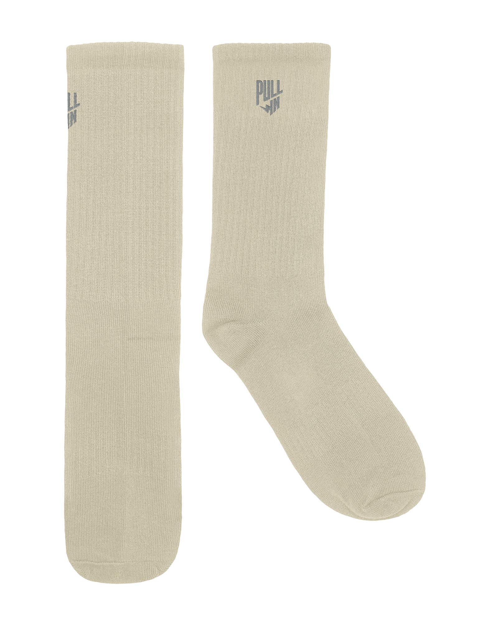 chaussettes plain gravel PULLIN en coton