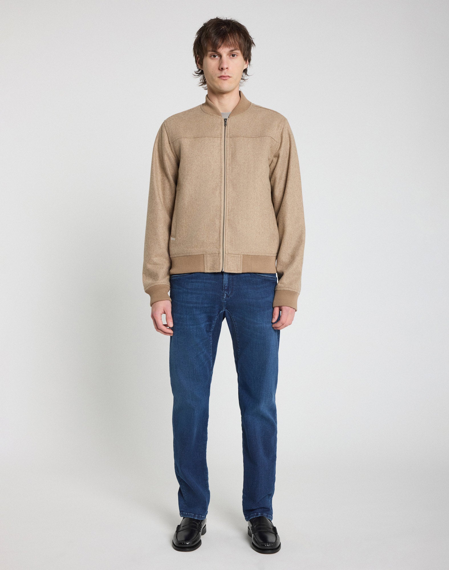 veste homme steeve brown PULLIN en wool