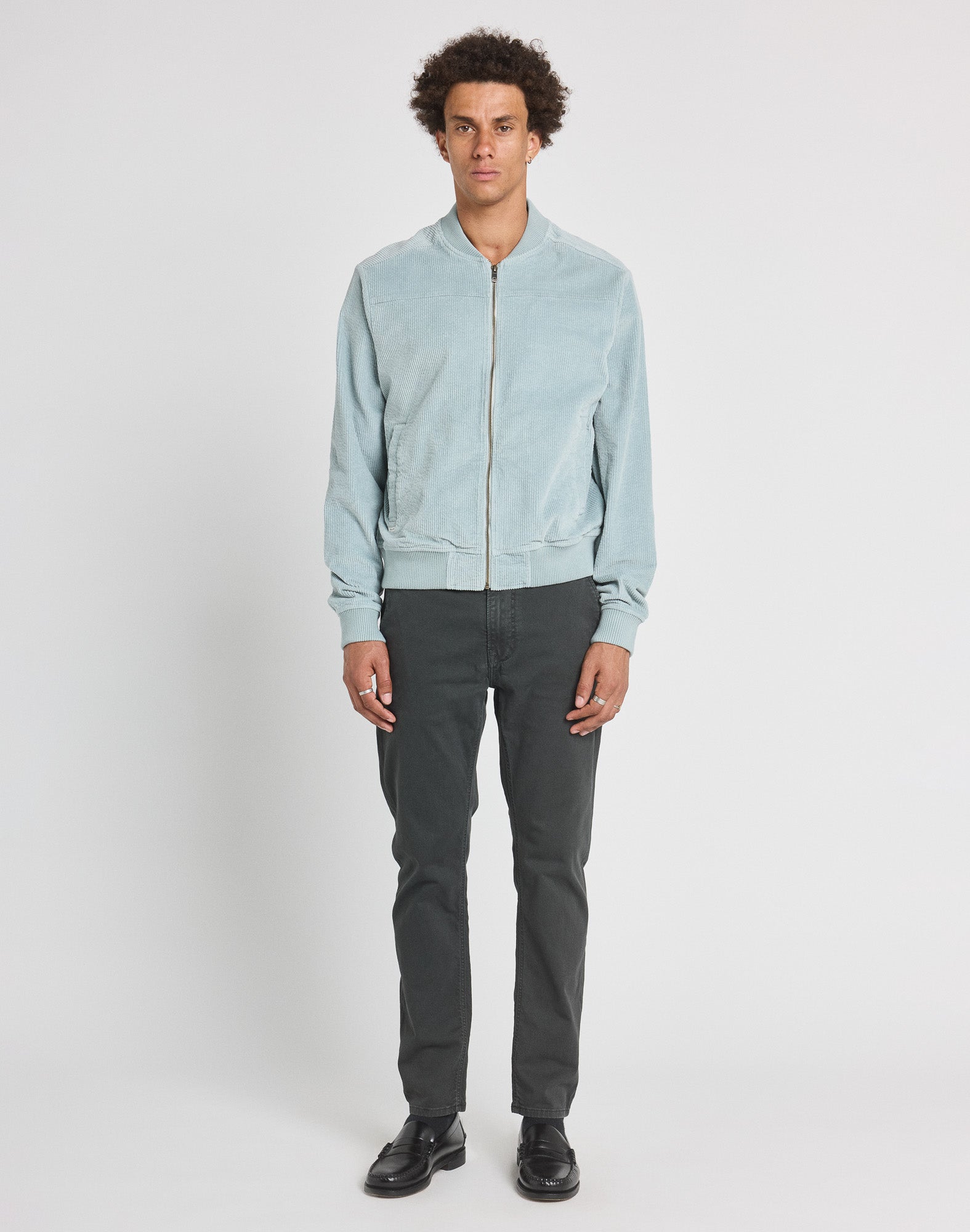 veste steeve corduroy aqua PULLIN