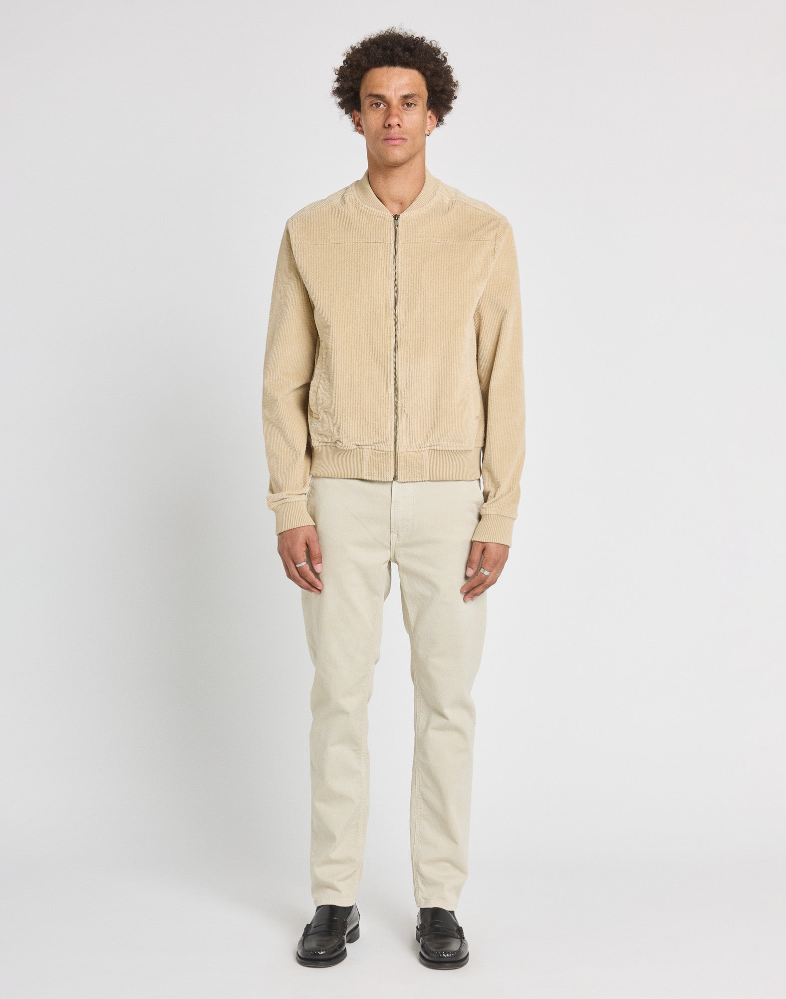 veste steeve corduroy beige PULLIN