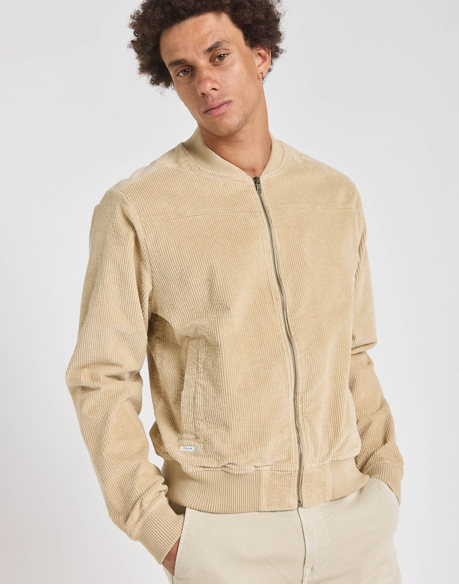 veste steeve corduroy beige PULLIN
