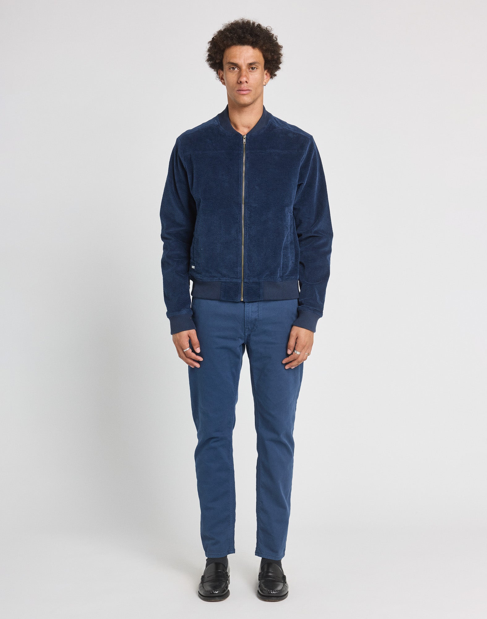 veste steeve corduroy navy PULLIN