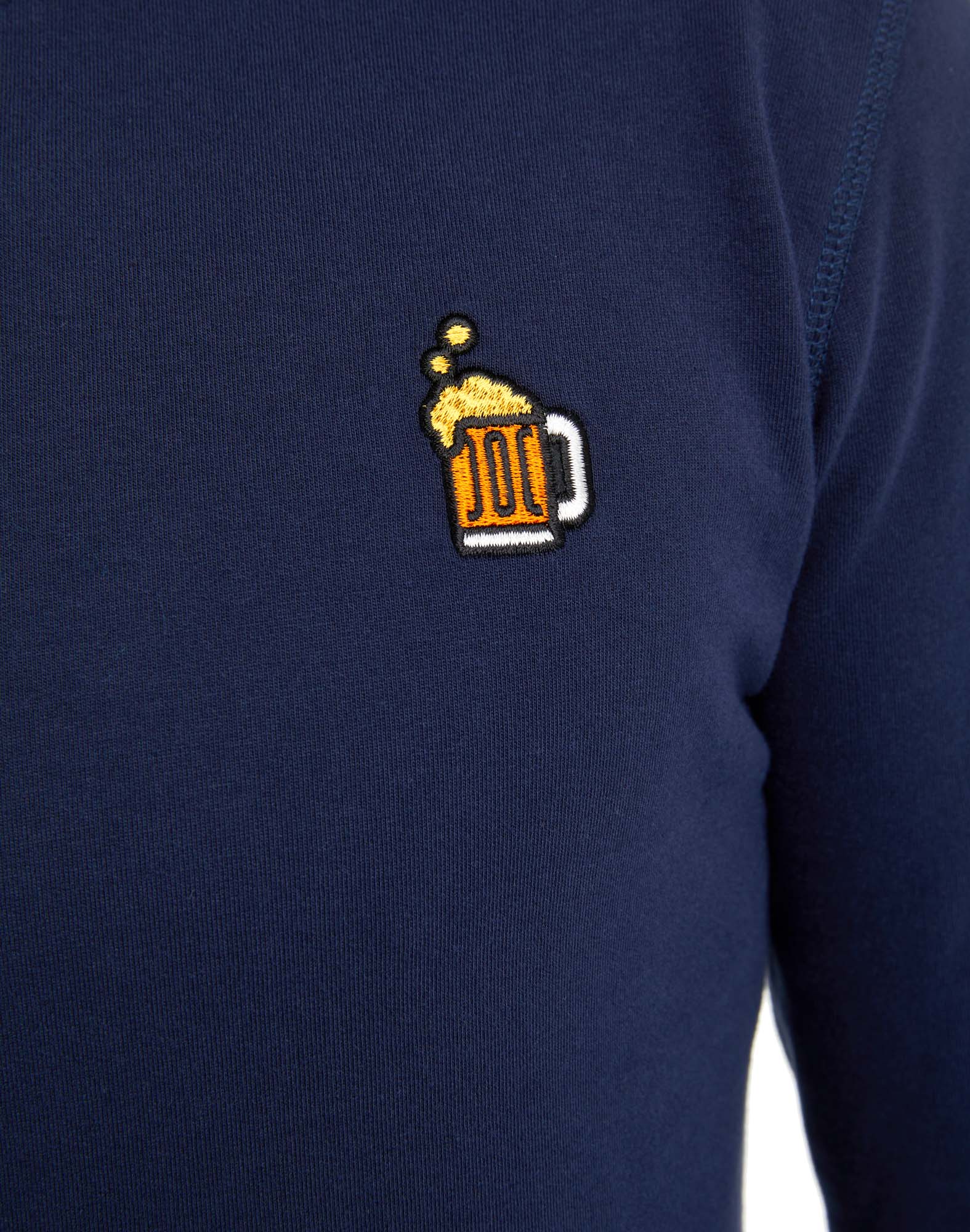sweat chopnavy PULLIN en coton