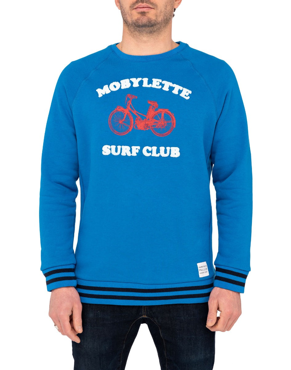 crew neck men mobylette PULLIN en coton