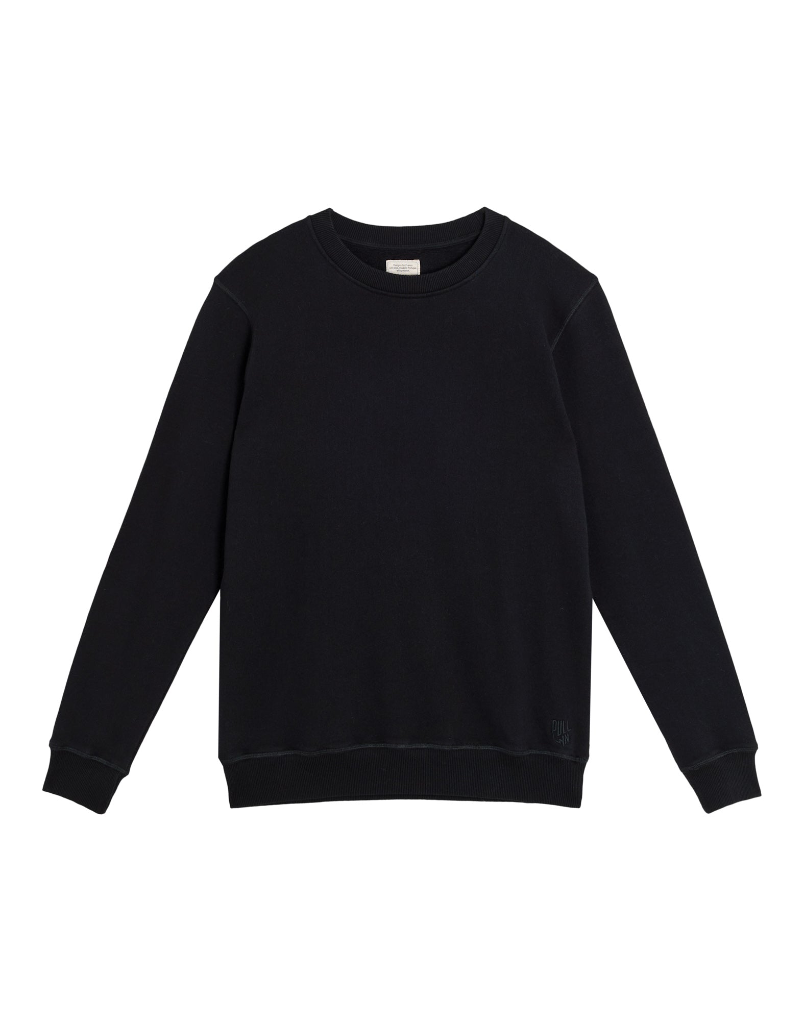 sweat plainblack PULLIN en coton