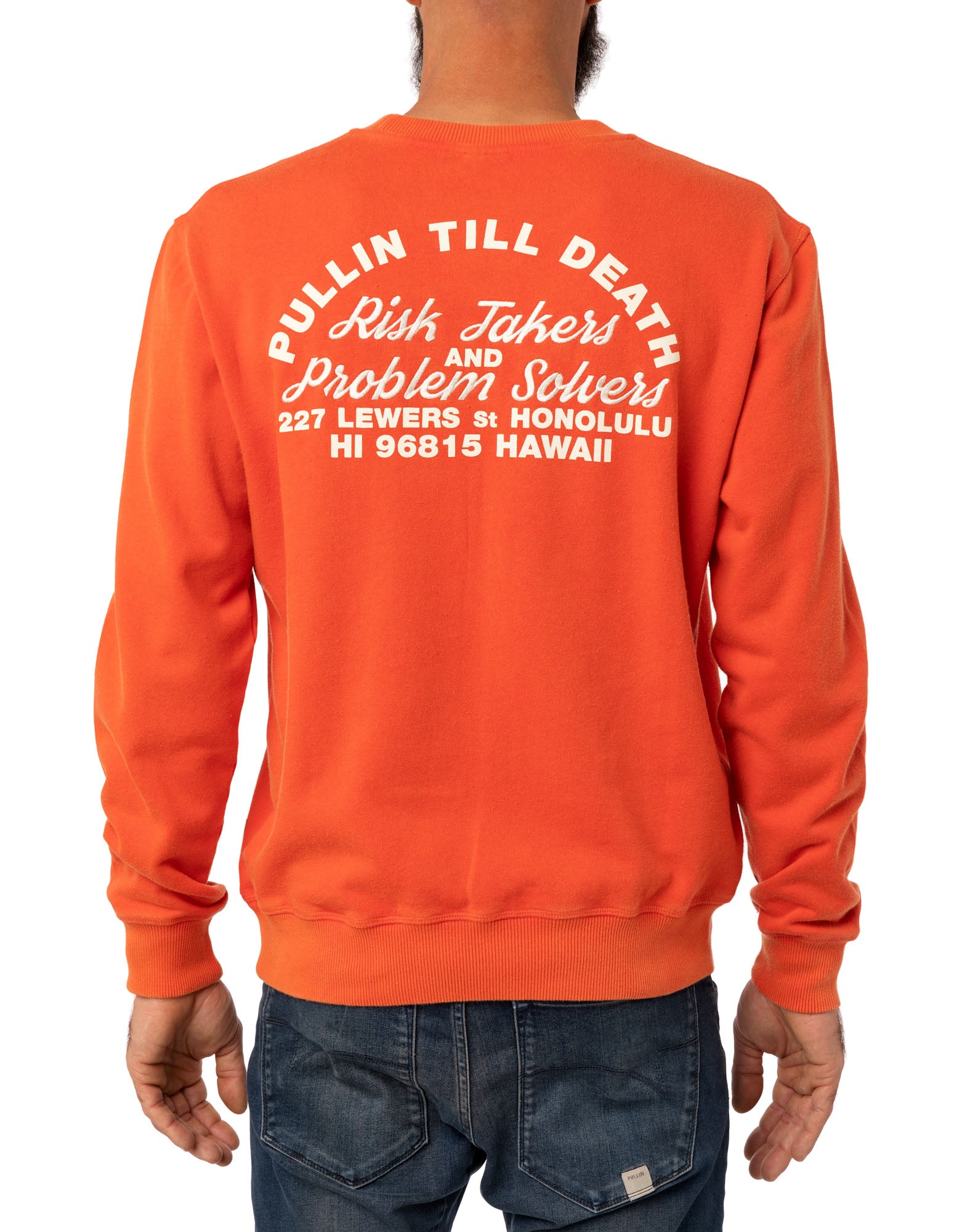 sweat homme crew risk PULLIN en coton