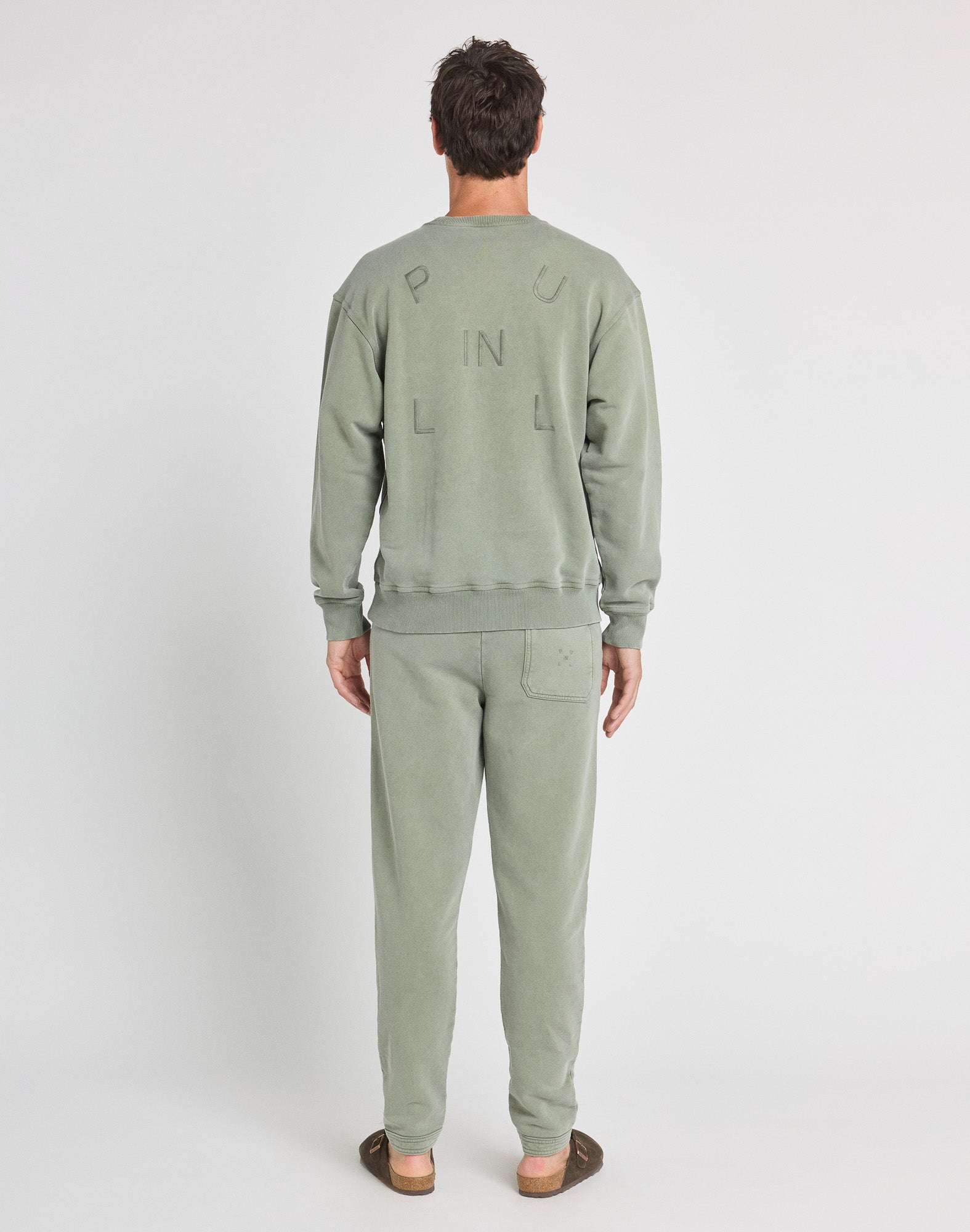 crew neck squareleaf PULLIN