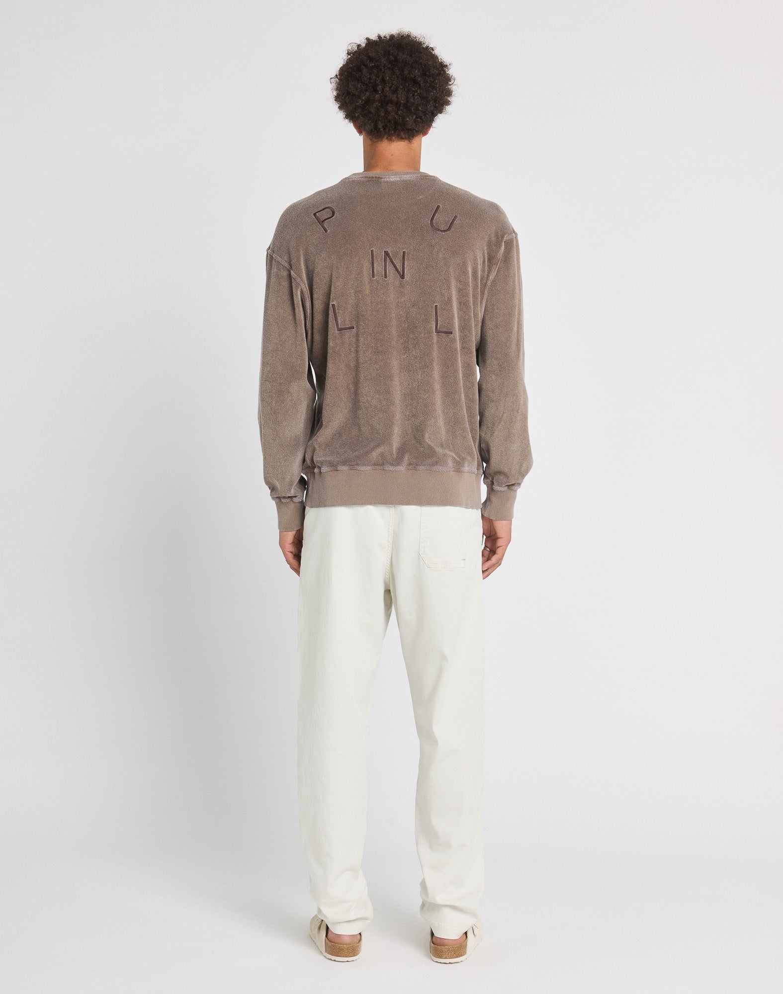 crew neck terry teak PULLIN