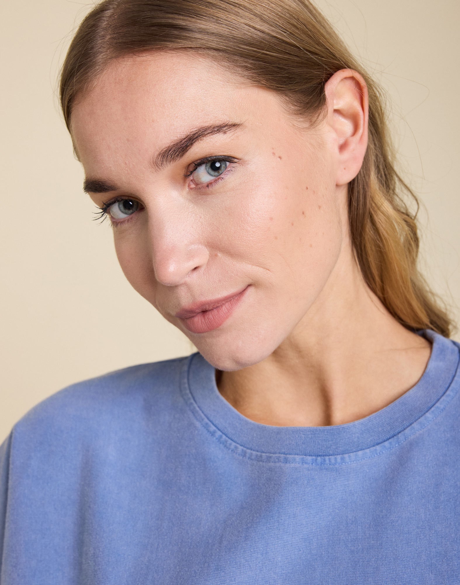 t-shirt billie blue PULLIN en coton