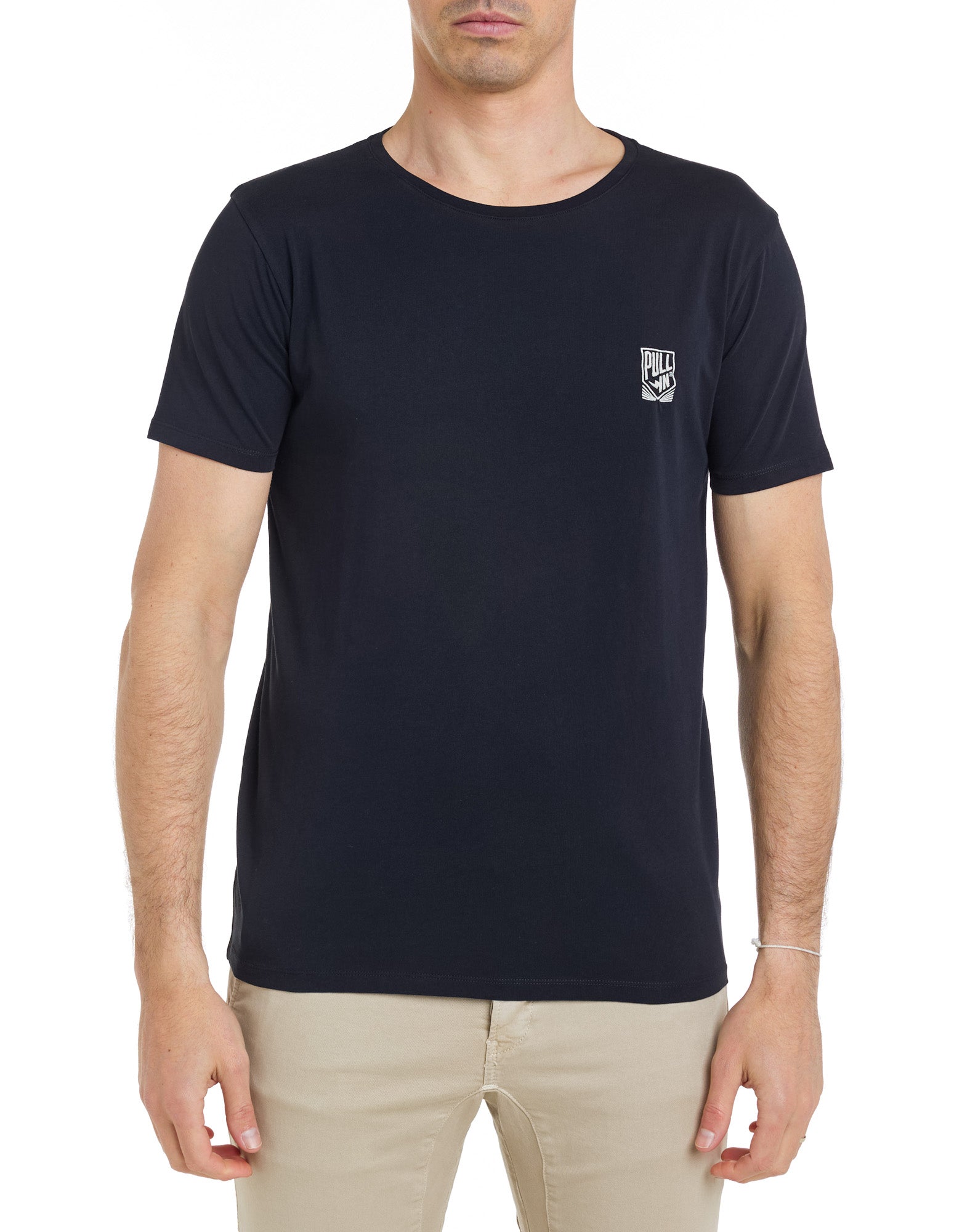 t-shirt bassclubblack PULLIN en coton