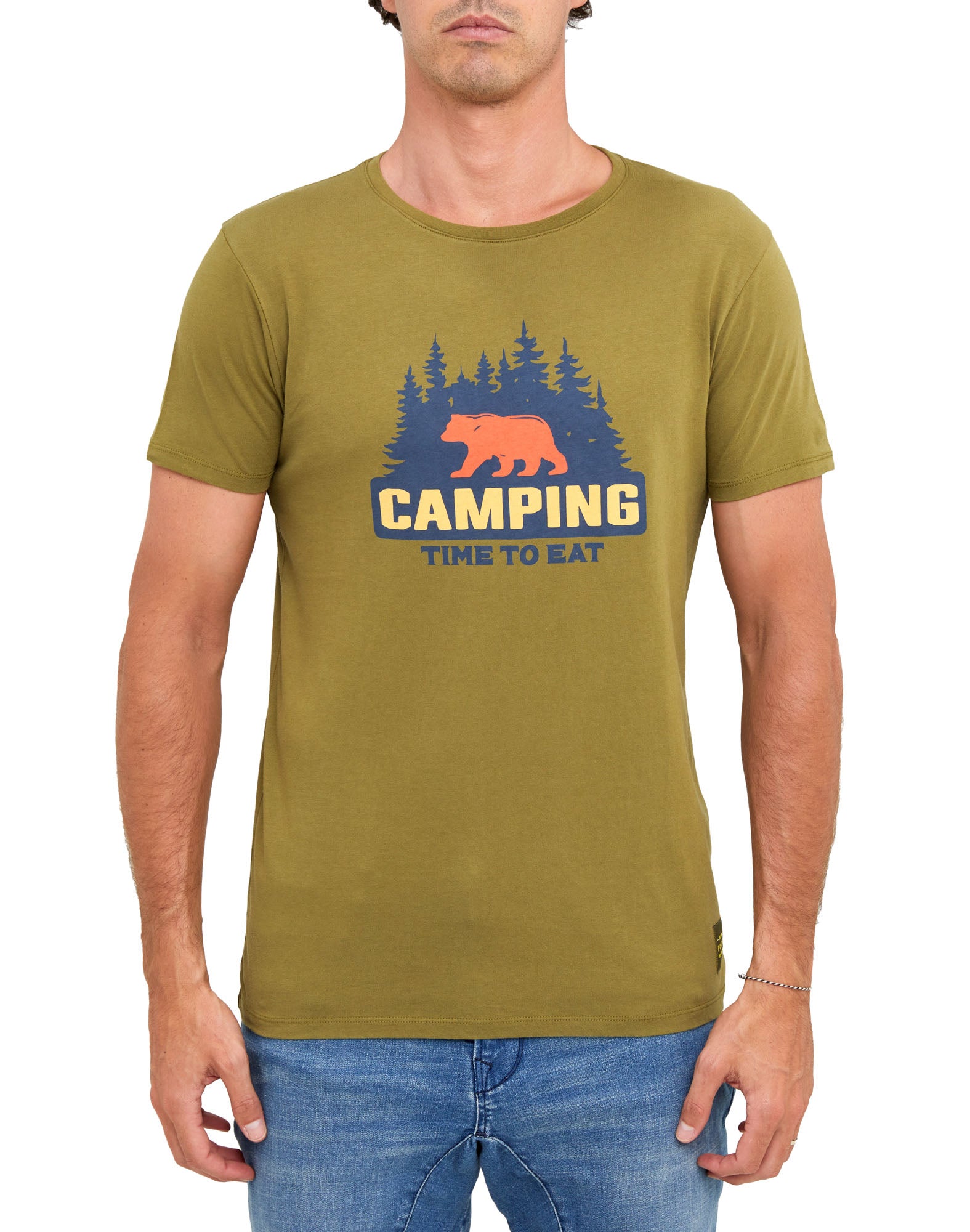 t-shirt campingkak PULLIN en coton