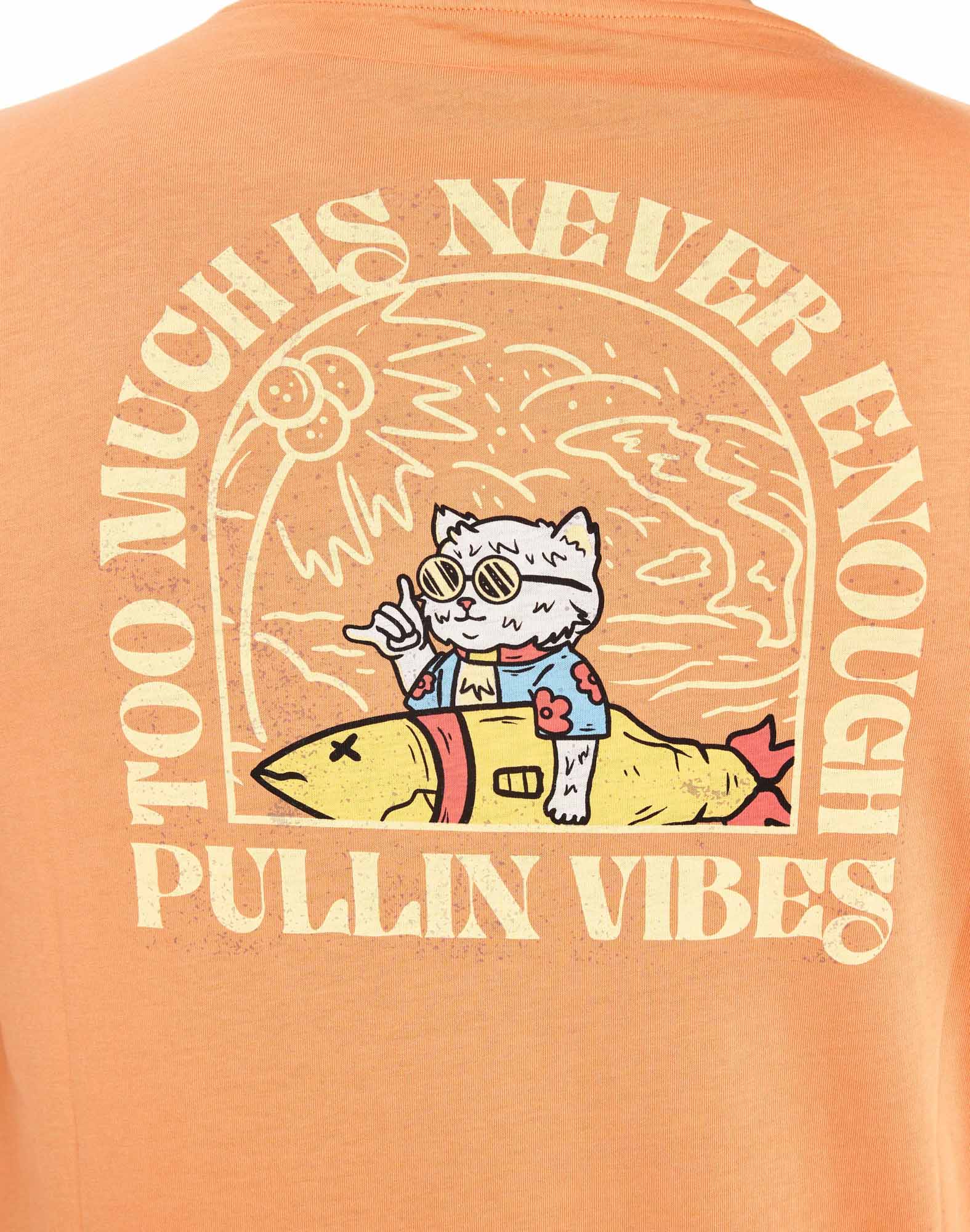t-shirt catvibes PULLIN en coton