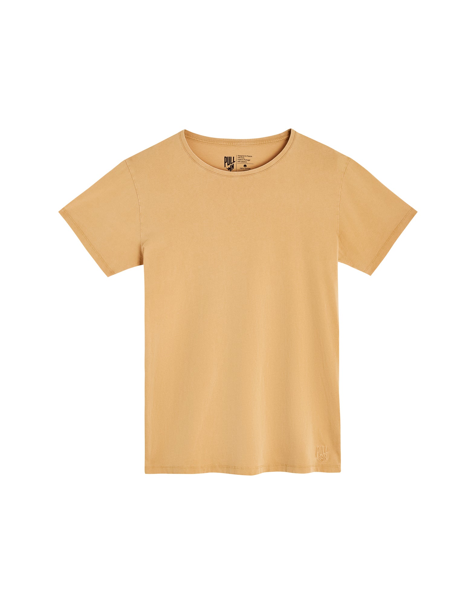 tshirt classic apricot PULLIN en coton