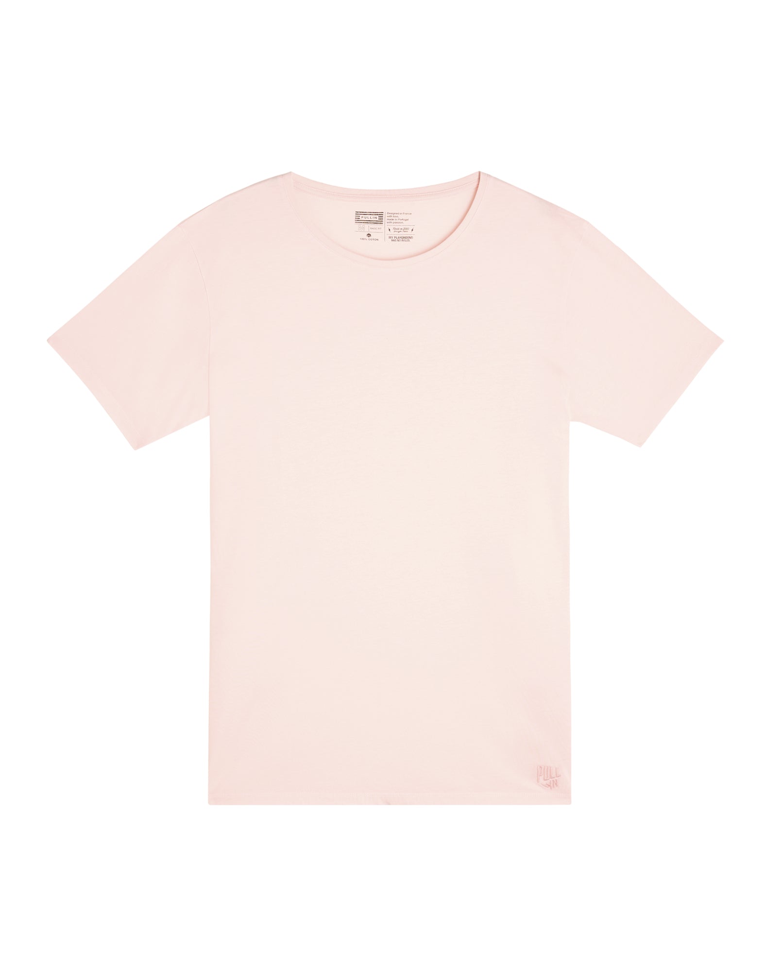 t-shirt classicrose PULLIN en coton