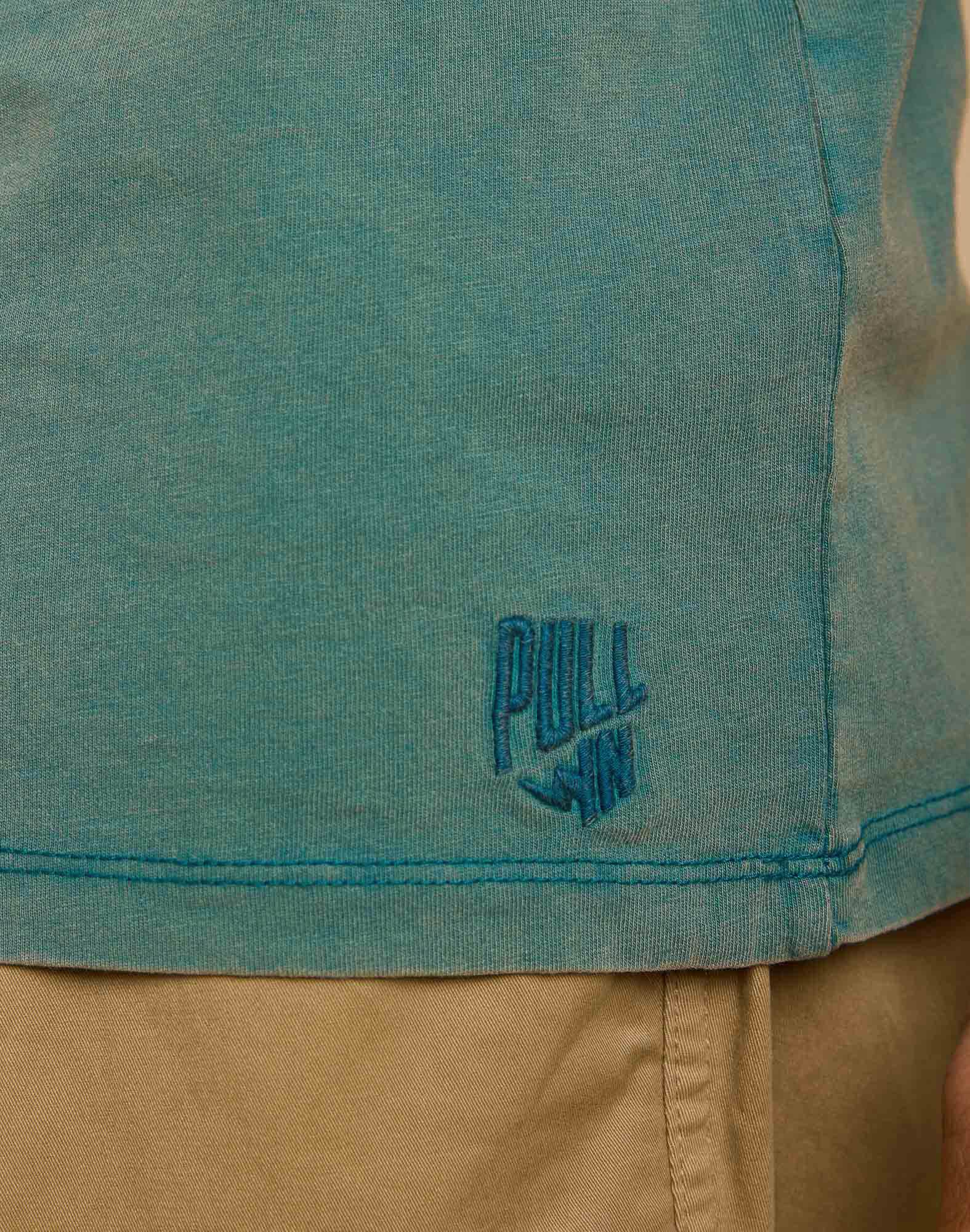 tshirt classic teal PULLIN en coton