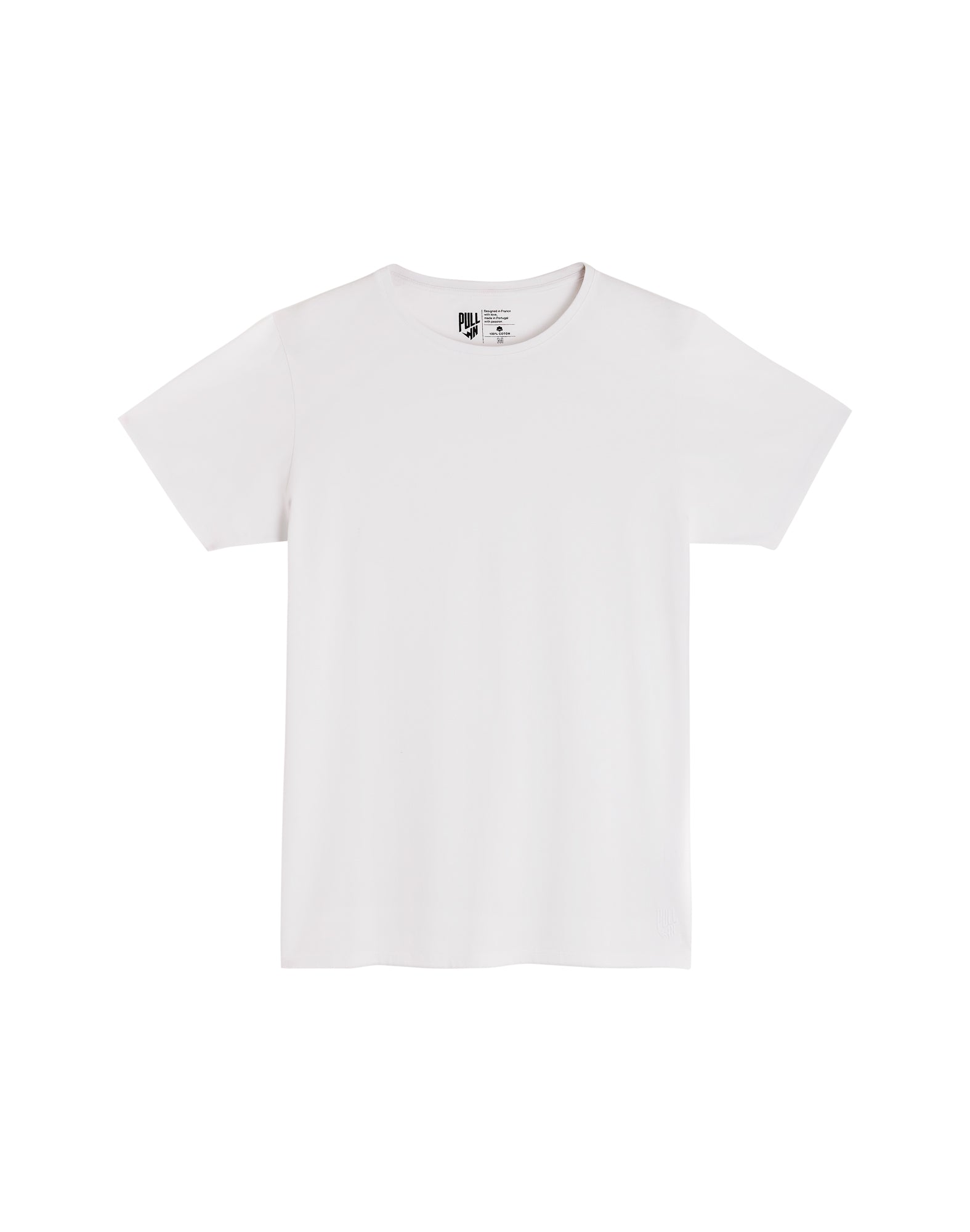 t-shirt classicwhite PULLIN en coton