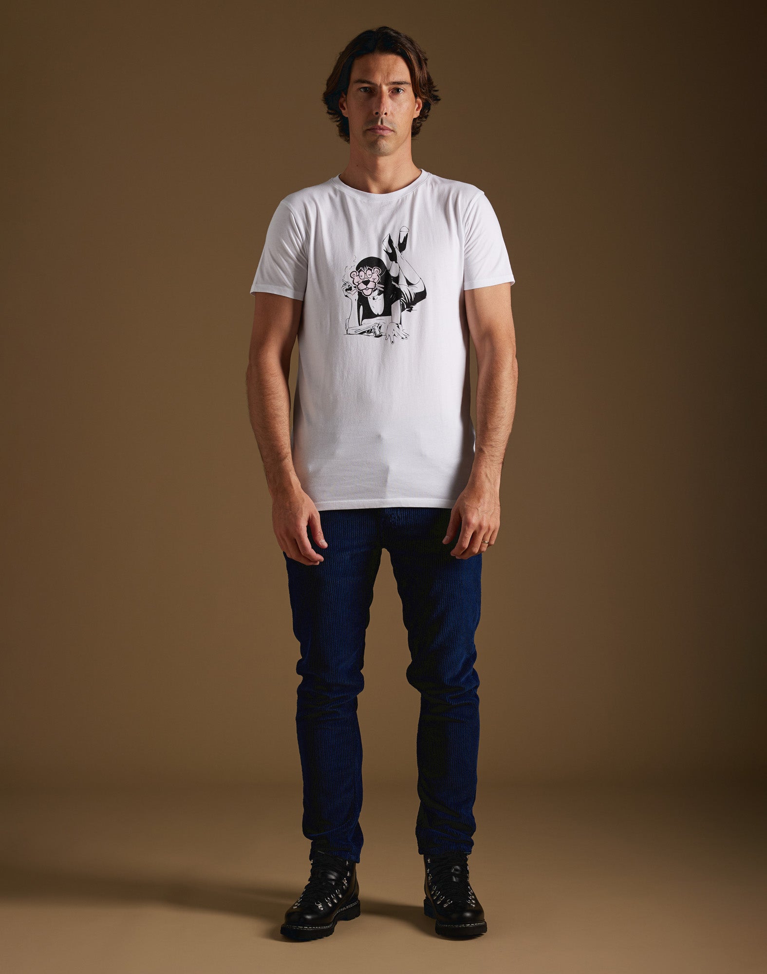 t-shirt crazyp PULLIN en coton