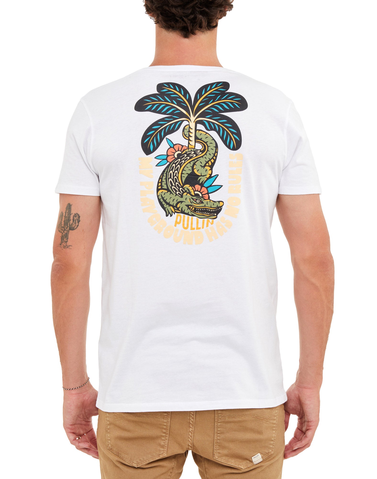 t-shirt crocowht PULLIN en coton