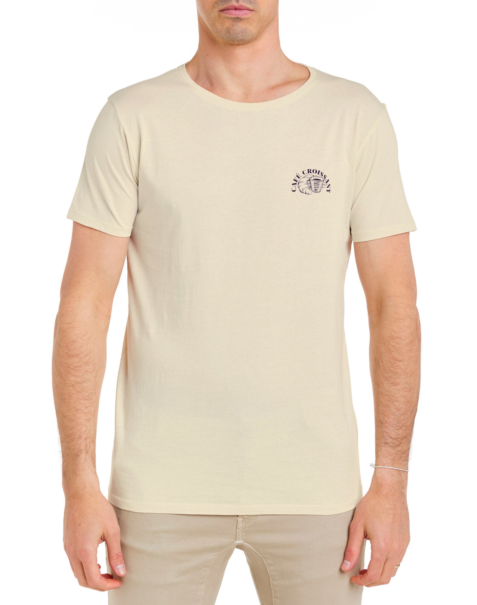 t-shirt croissantdove PULLIN en coton