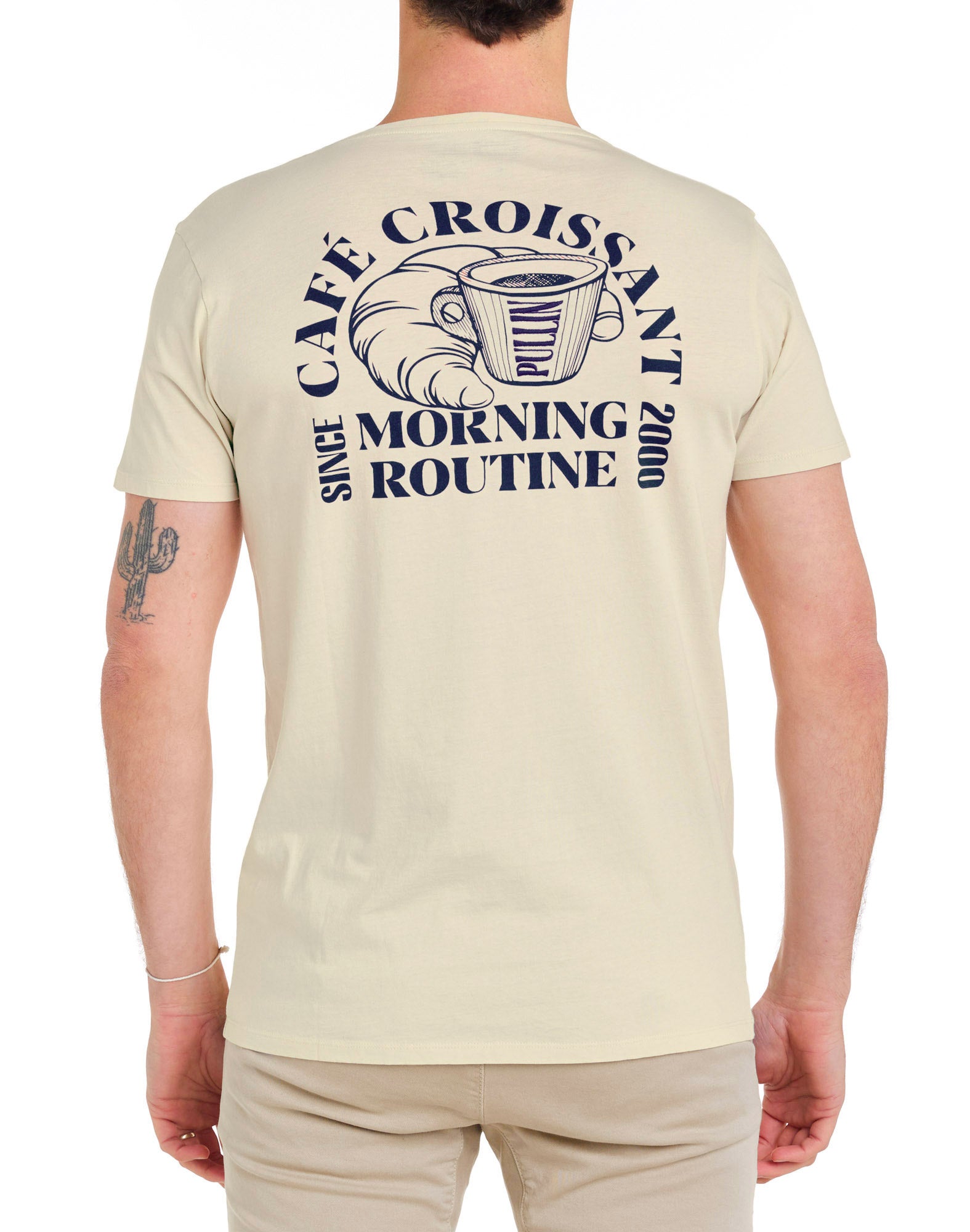 t-shirt croissantdove PULLIN en coton
