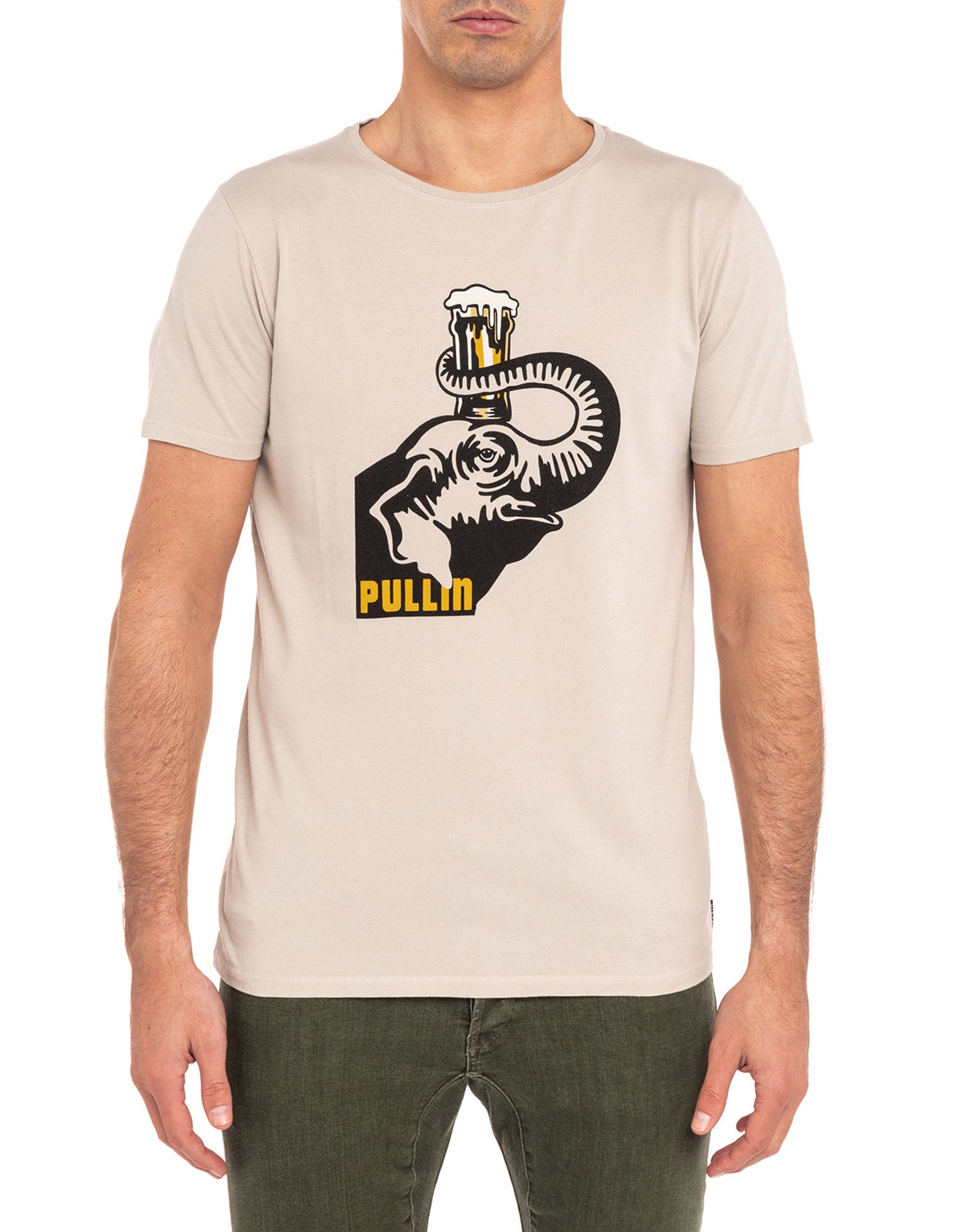 t-shirt elebeergray PULLIN en coton