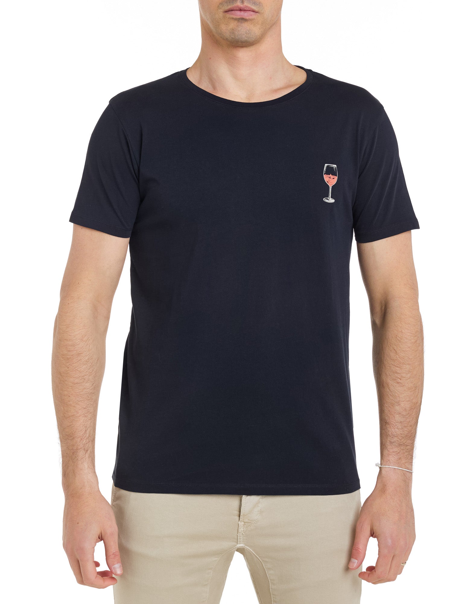 t-shirt feelfineblack PULLIN en coton