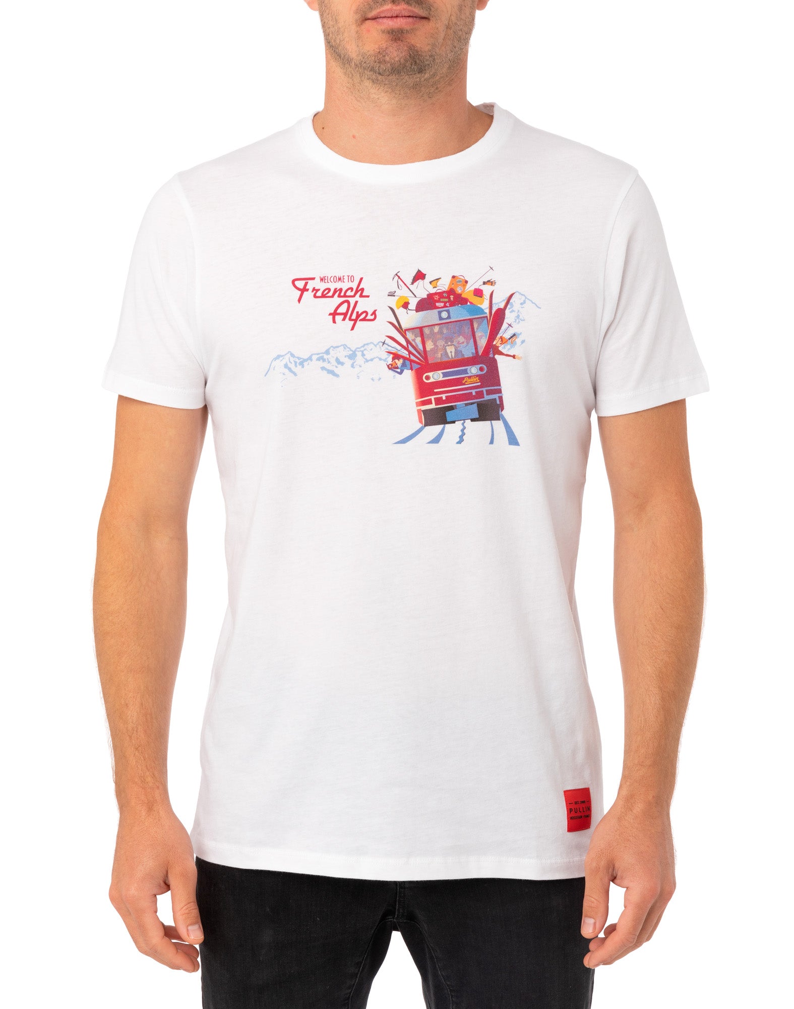 t-shirt homme frenchalps PULLIN en coton