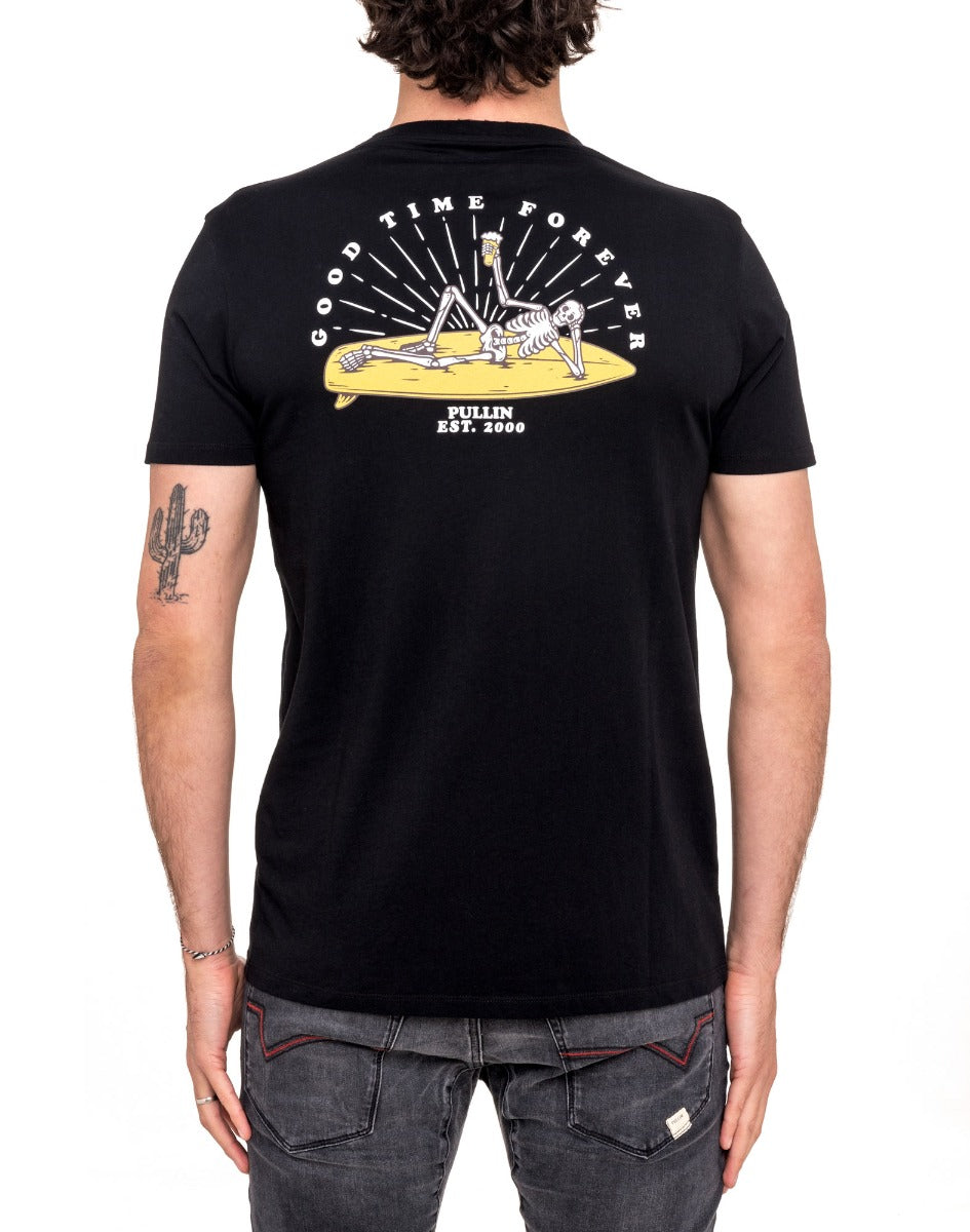 t-shirt homme goodtimeblk PULLIN en coton