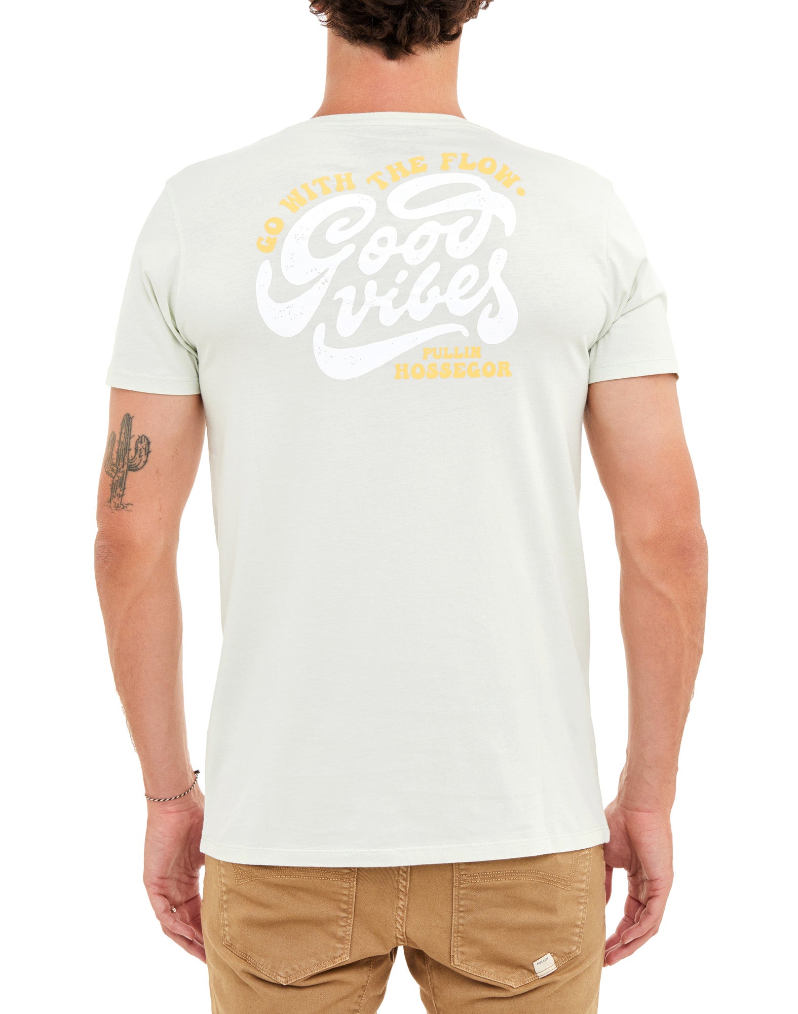 t-shirt goodvibesa PULLIN en coton