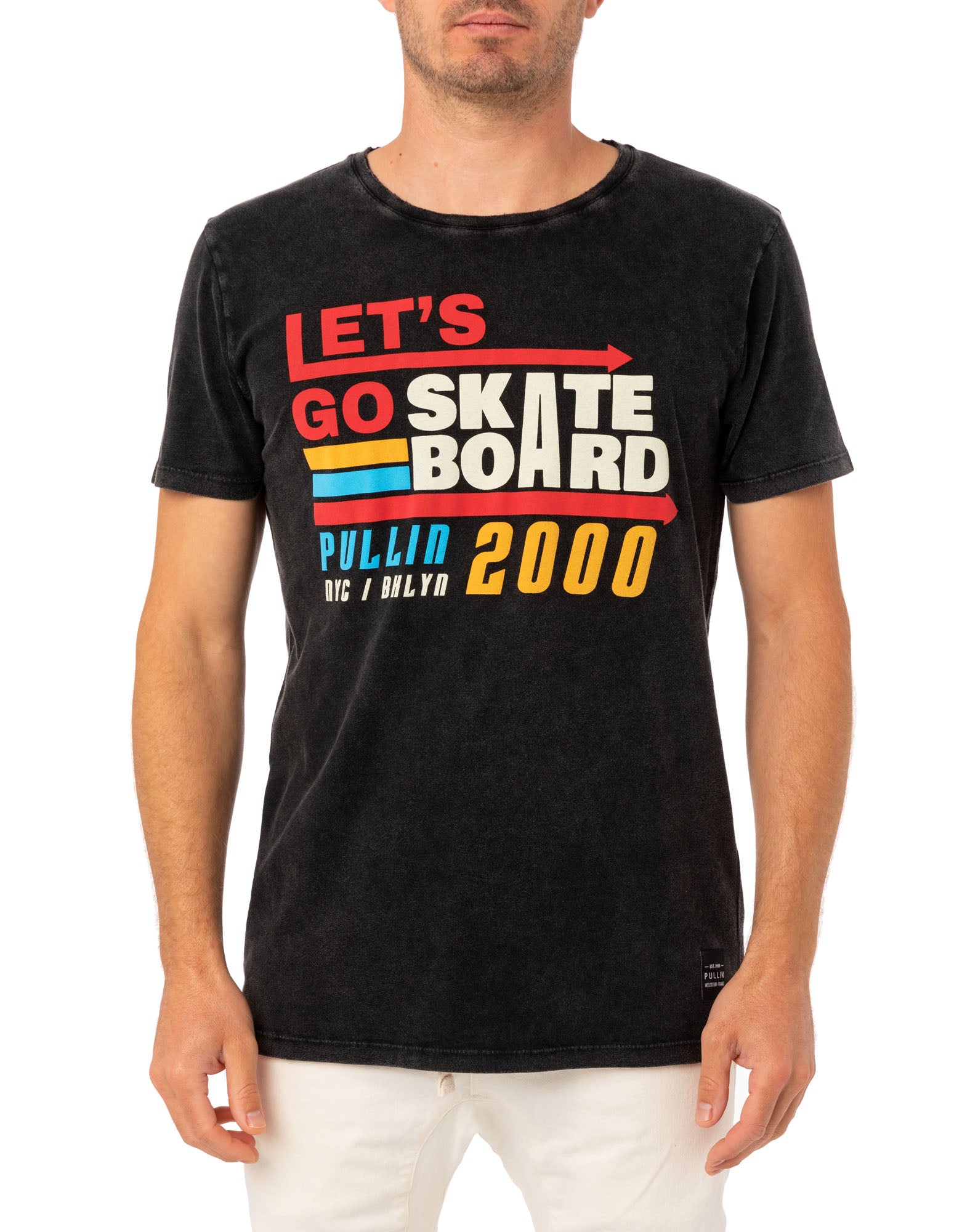 t-shirt homme goskate PULLIN en coton