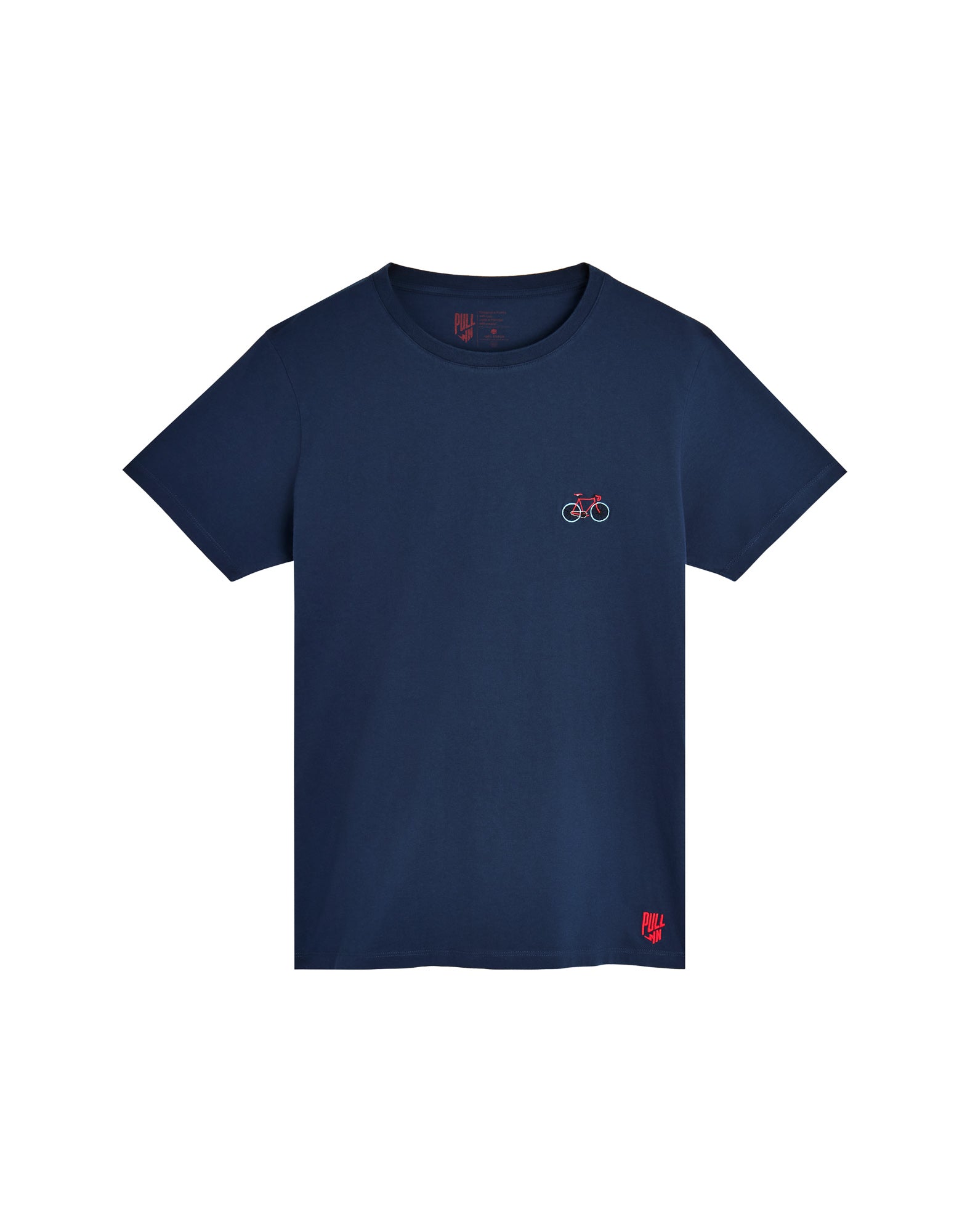 tshirt patch grimpette navy PULLIN en coton